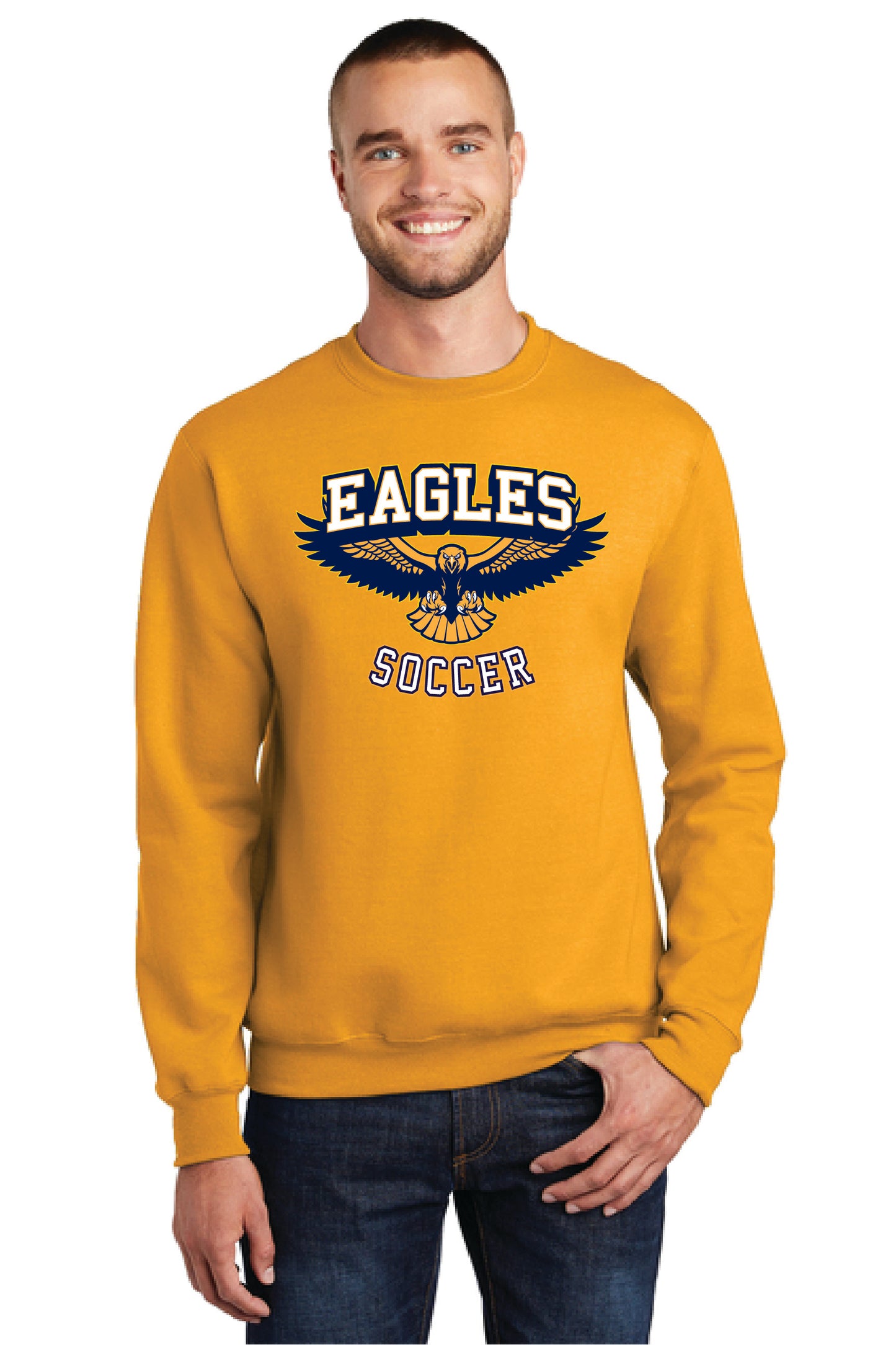UNITED EAGLES SOCCER Port & Company® Core Fleece Crewneck Sweatshirt 9