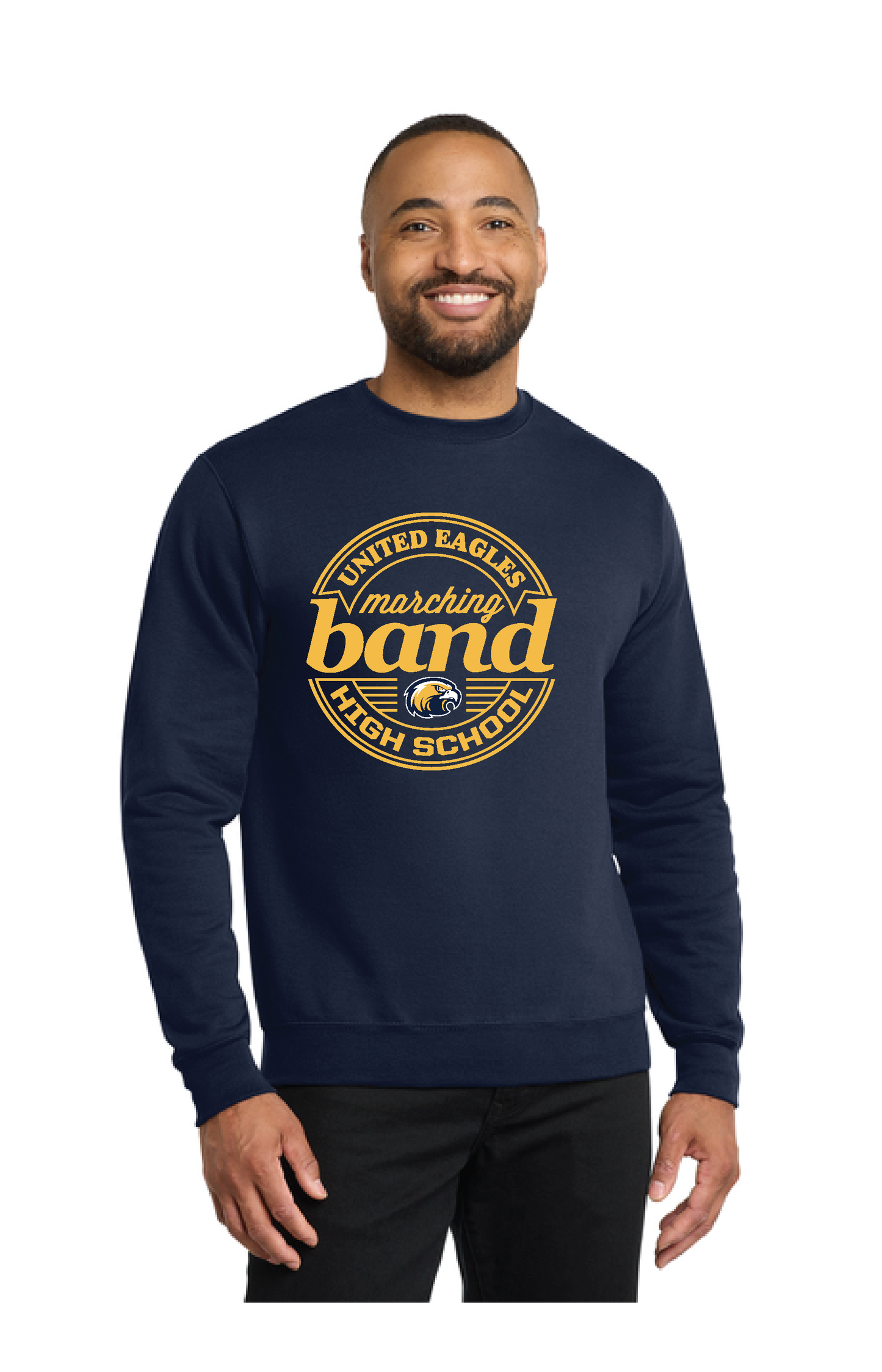 UNITED EAGLES BAND Port & Company® Core Fleece Crewneck Sweatshirt 5