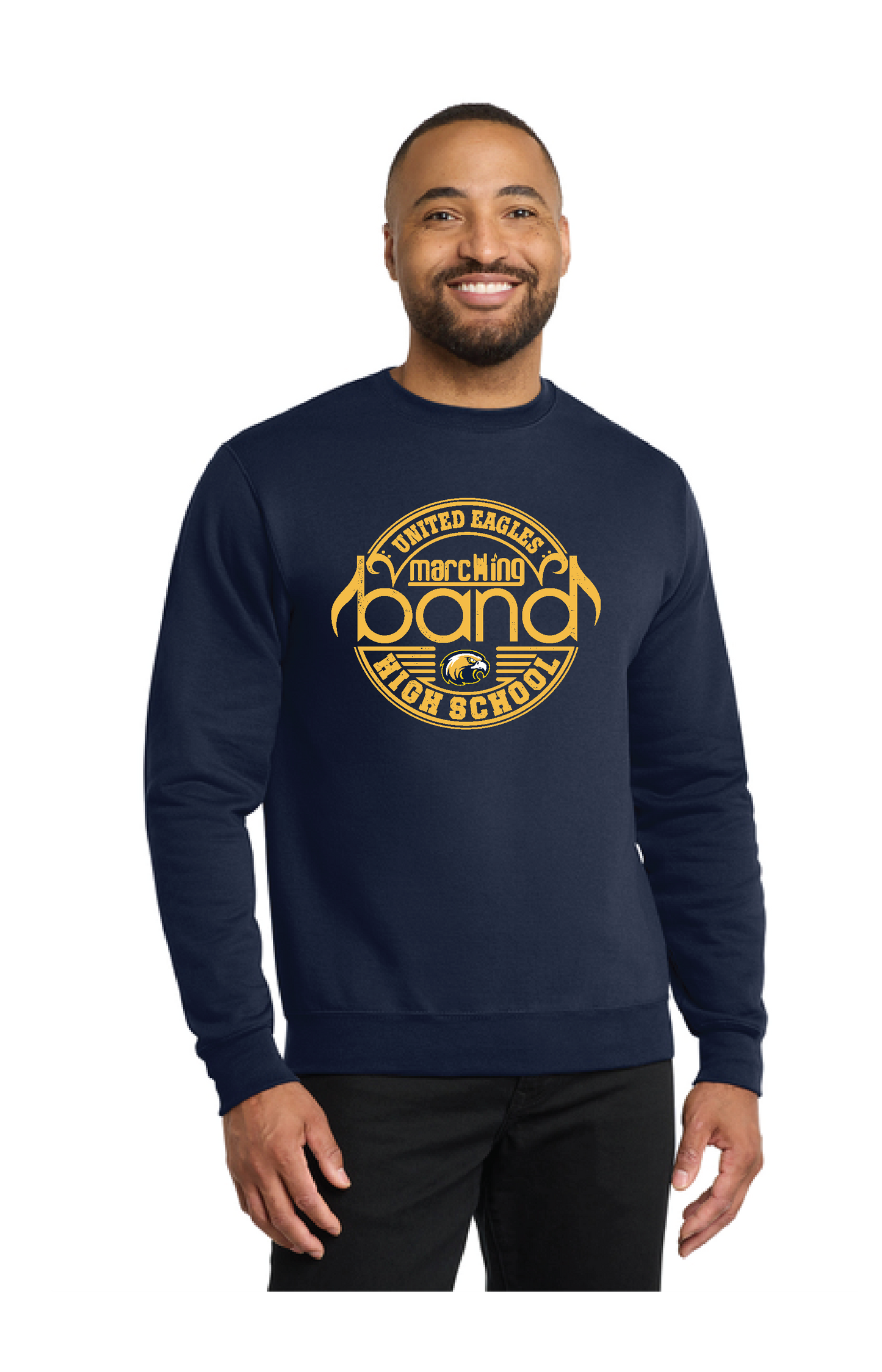 UNITED EAGLES BAND Port & Company® Core Fleece Crewneck Sweatshirt 4
