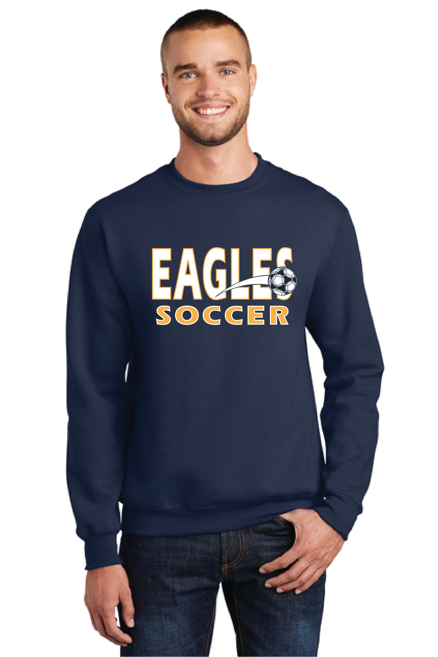 UNITED EAGLES SOCCER Port & Company® Core Fleece Crewneck Sweatshirt 3