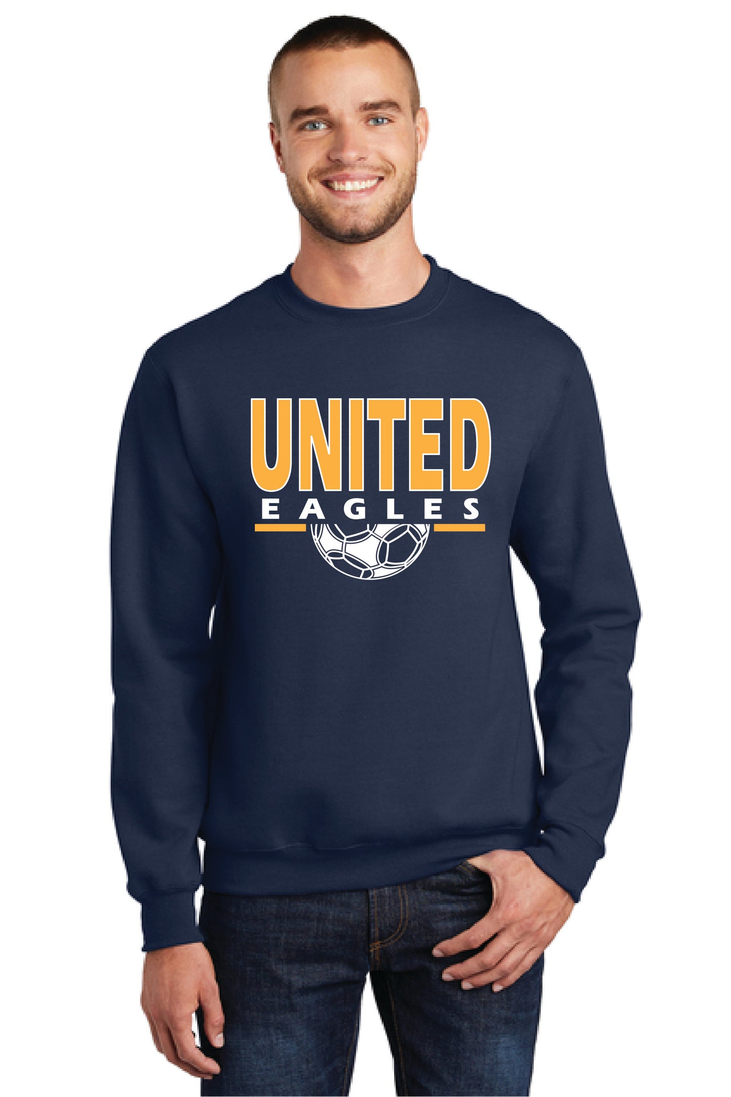 UNITED EAGLES SOCCER Port & Company® Core Fleece Crewneck Sweatshirt 2