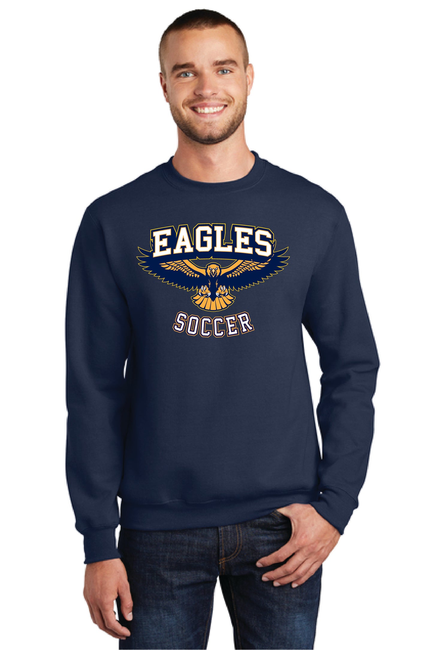 UNITED EAGLES SOCCER Port & Company® Core Fleece Crewneck Sweatshirt 9