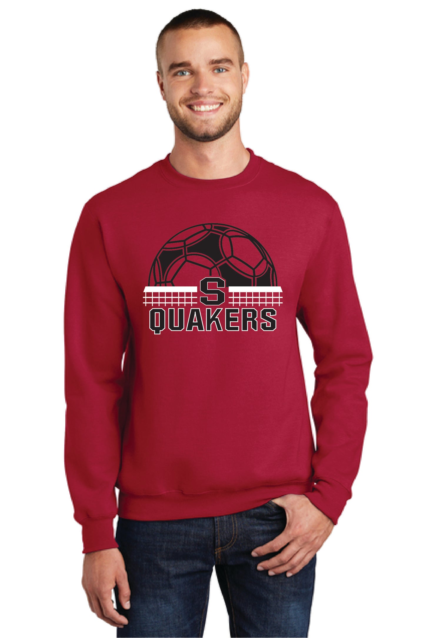 SALEM QUAKERS SOCCER Port & Company® Core Fleece Crewneck Sweatshirt 7