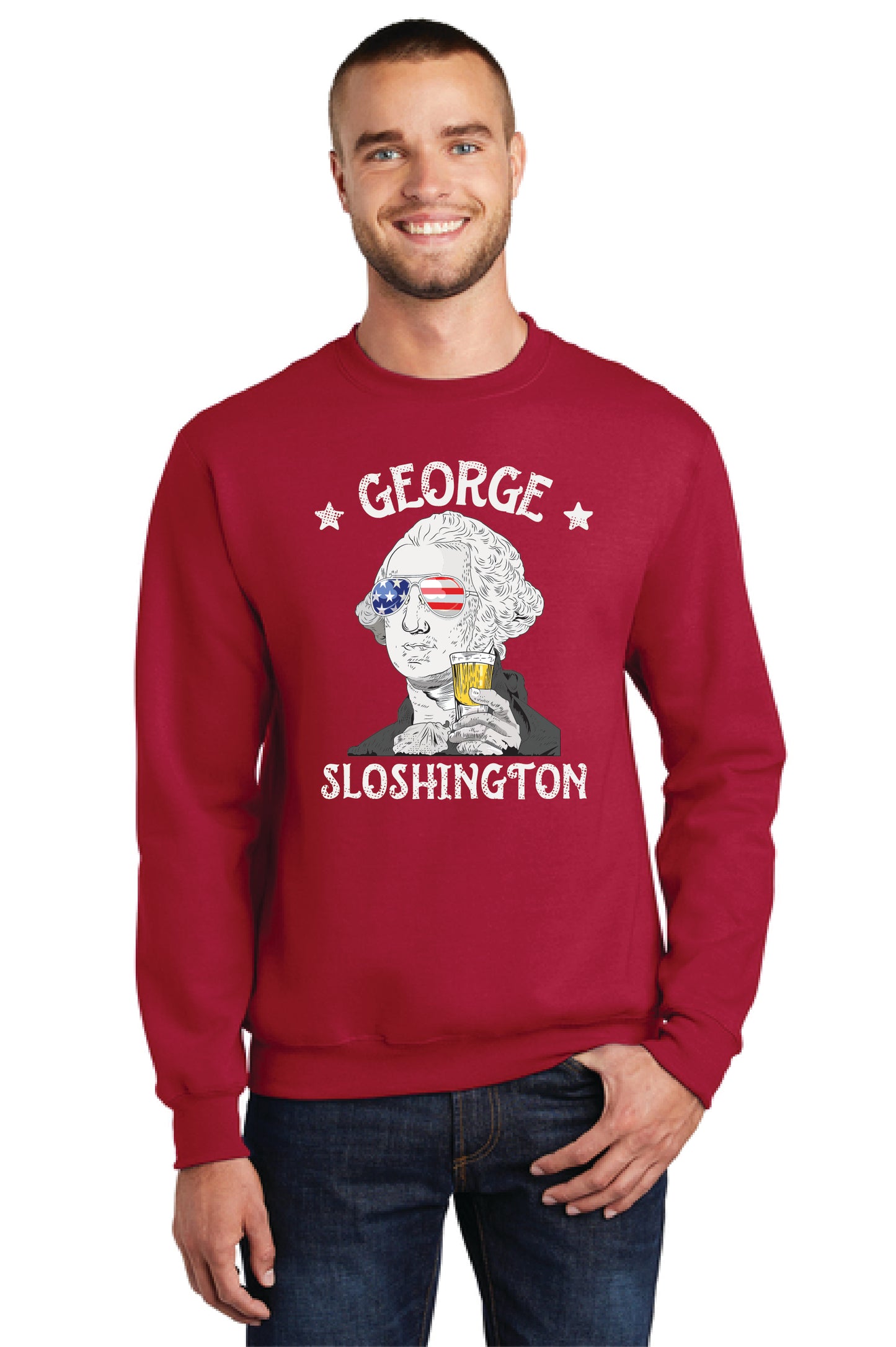 GEORGE SLOSHINGTON Port & Company® Core Fleece Crewneck Sweatshirt 15