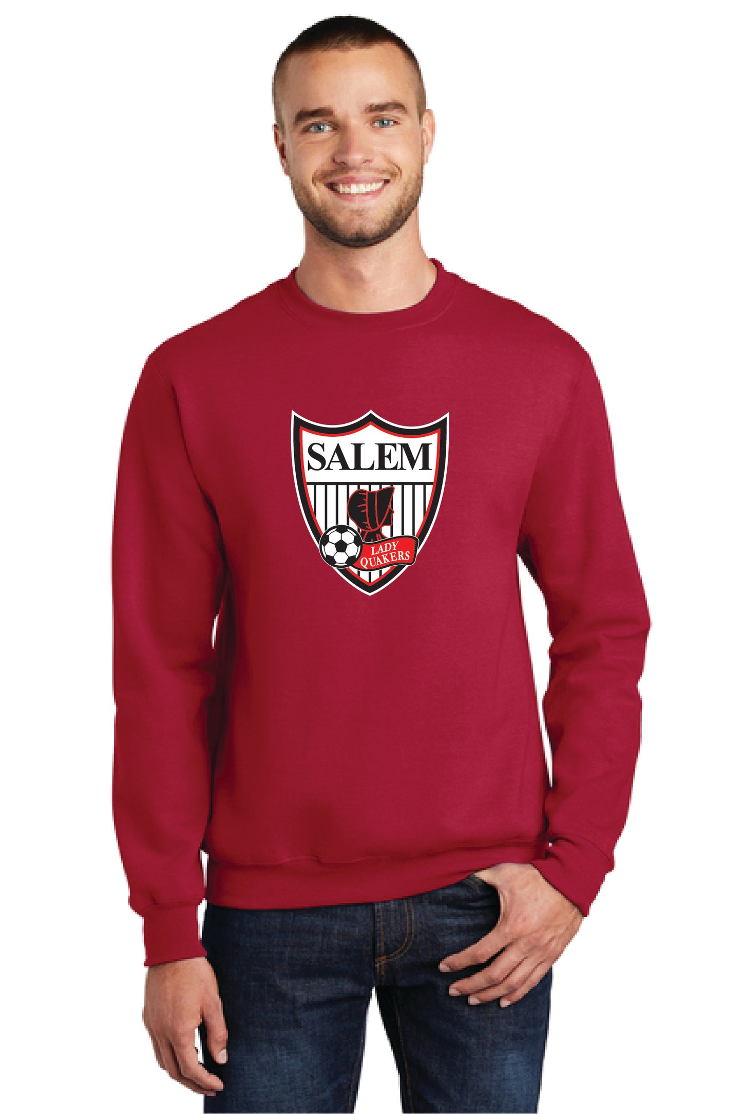 SALEM QUAKERS SOCCER Port & Company® Core Fleece Crewneck Sweatshirt 5