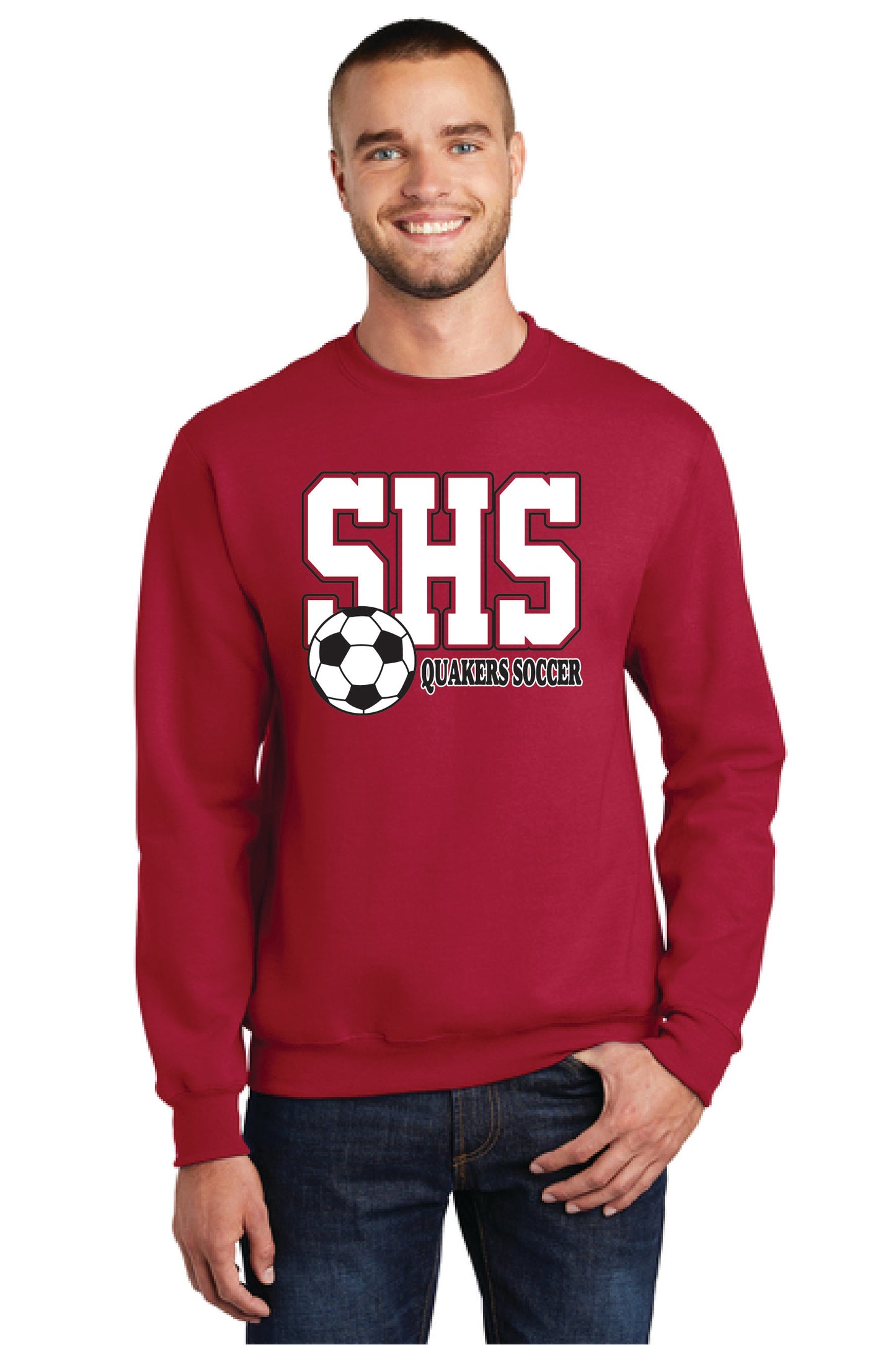 SALEM QUAKERS SOCCER Port & Company® Core Fleece Crewneck Sweatshirt 12