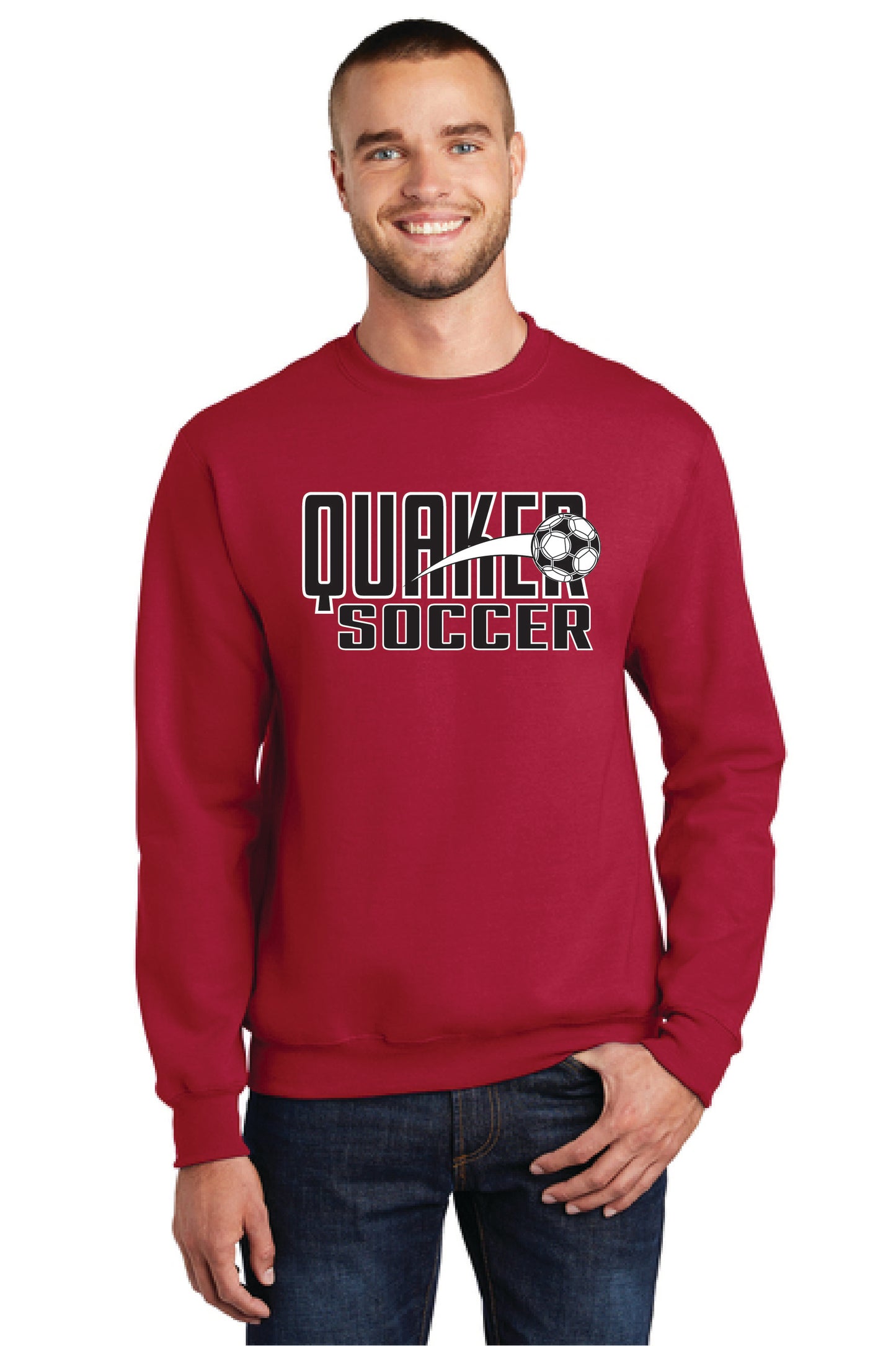SALEM QUAKERS SOCCER Port & Company® Core Fleece Crewneck Sweatshirt 4