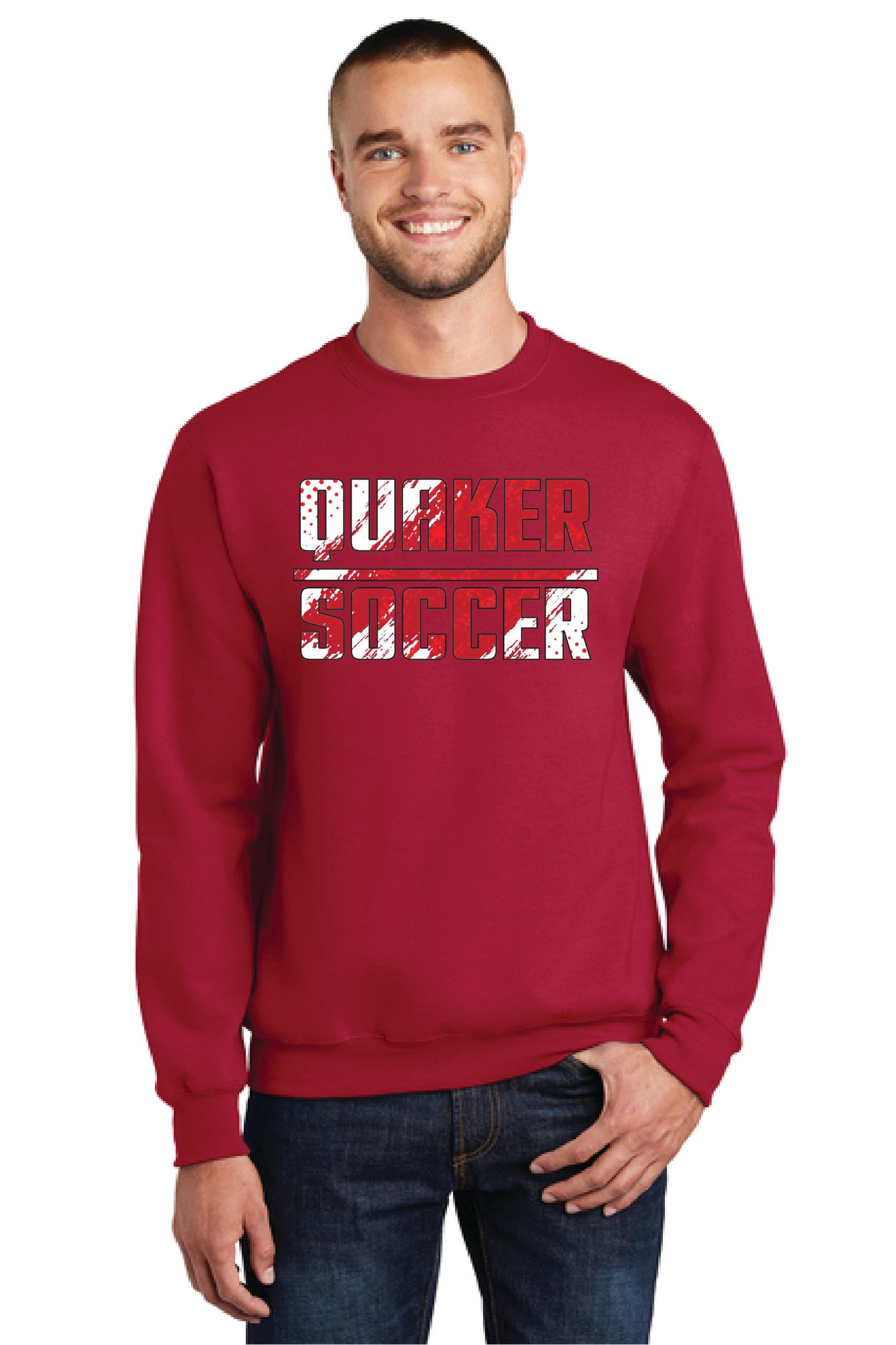 SALEM QUAKERS SOCCER Port & Company® Core Fleece Crewneck Sweatshirt 8