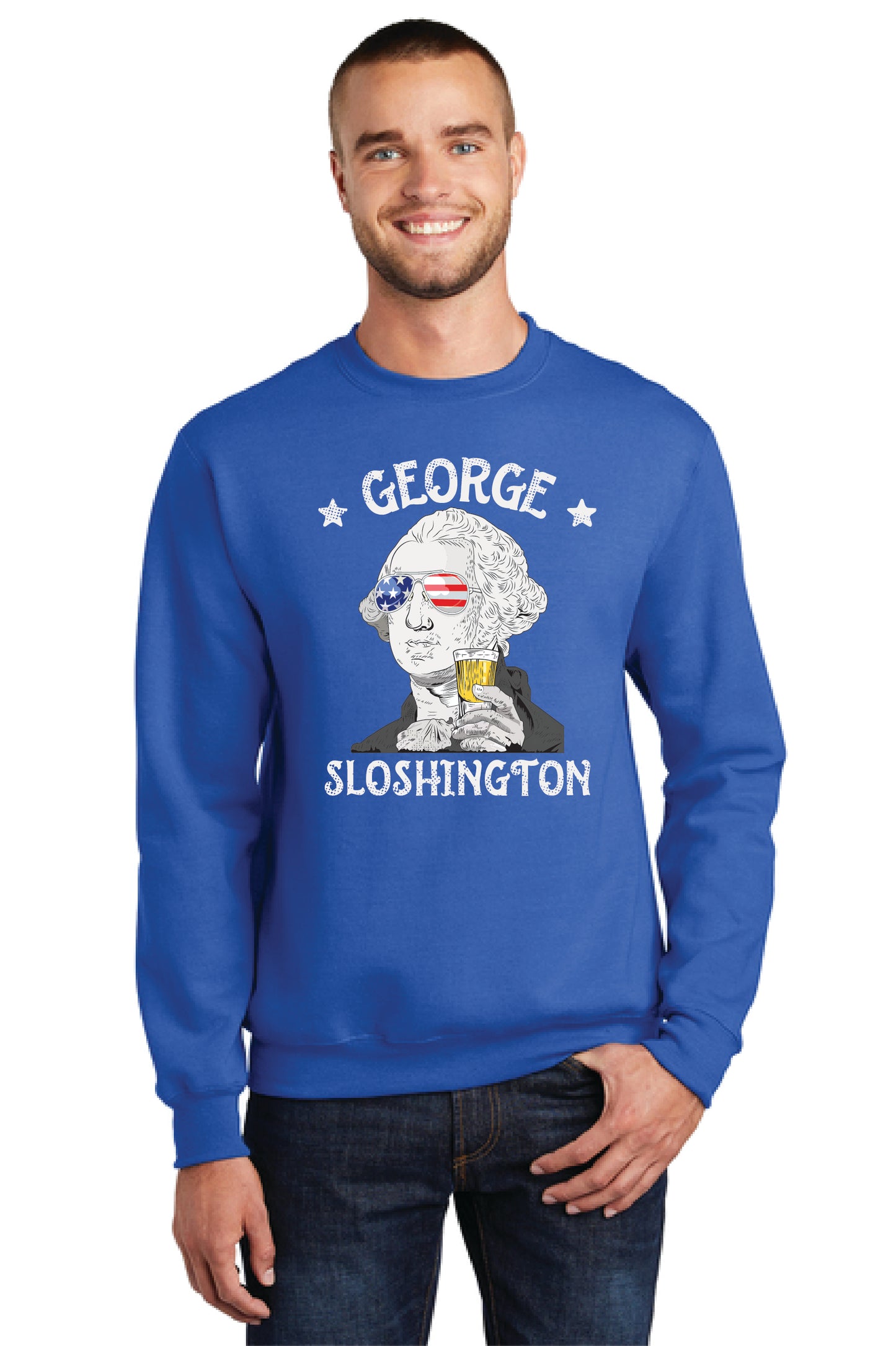 GEORGE SLOSHINGTON Port & Company® Core Fleece Crewneck Sweatshirt 15
