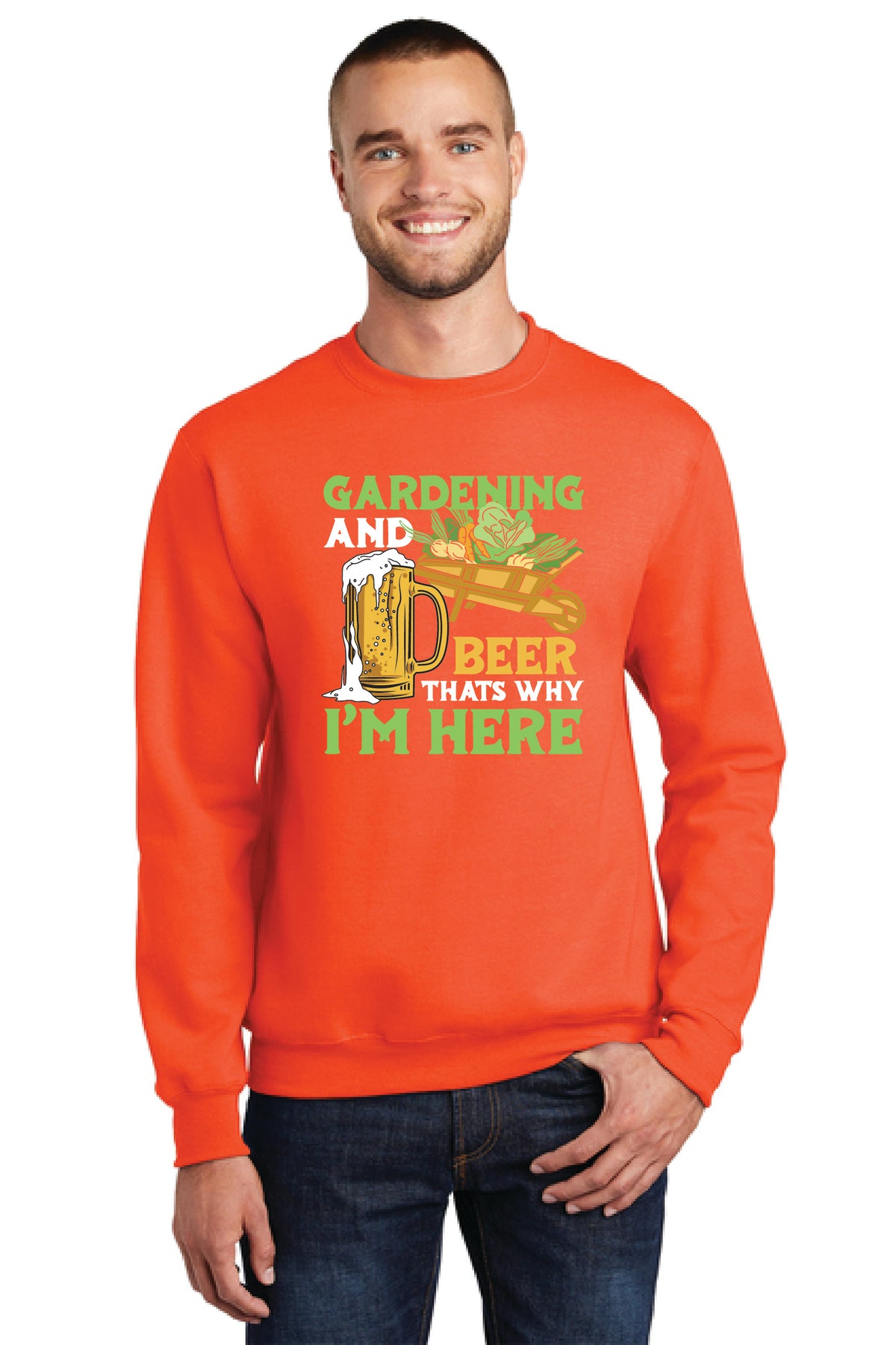 GARDENING AND BEERS PC78 Port & Company® Core Fleece Crewneck Sweatshirt 4