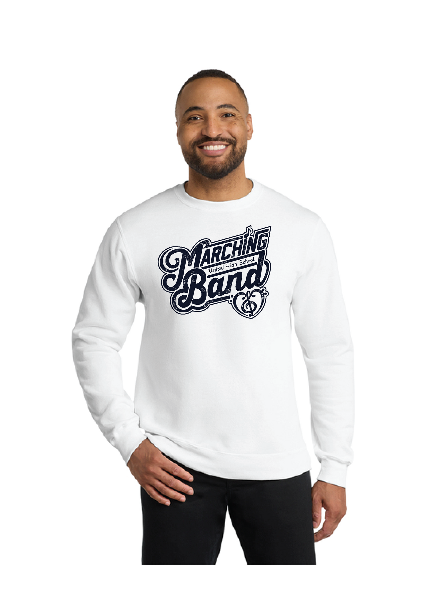 UNITED EAGLES BAND Port & Company® Core Fleece Crewneck Sweatshirt 3