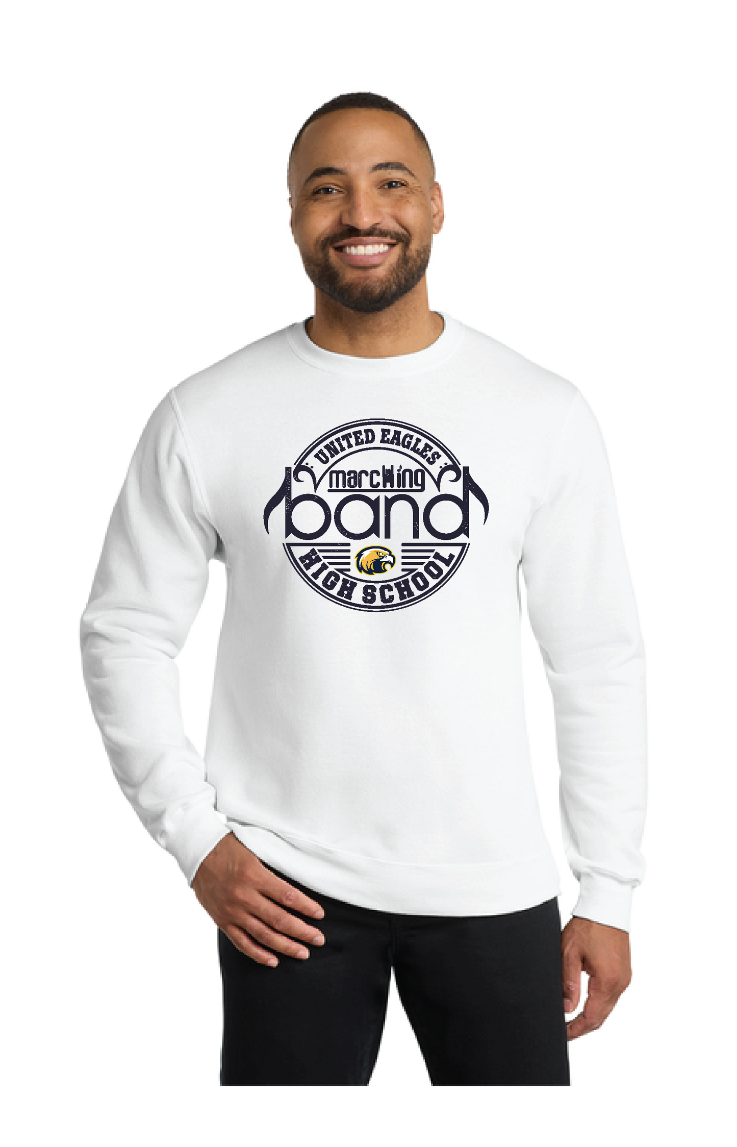 UNITED EAGLES BAND Port & Company® Core Fleece Crewneck Sweatshirt 4