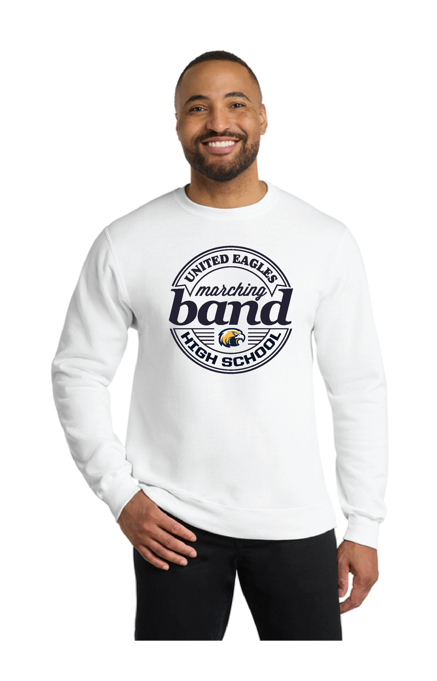 UNITED EAGLES BAND Port & Company® Core Fleece Crewneck Sweatshirt 5