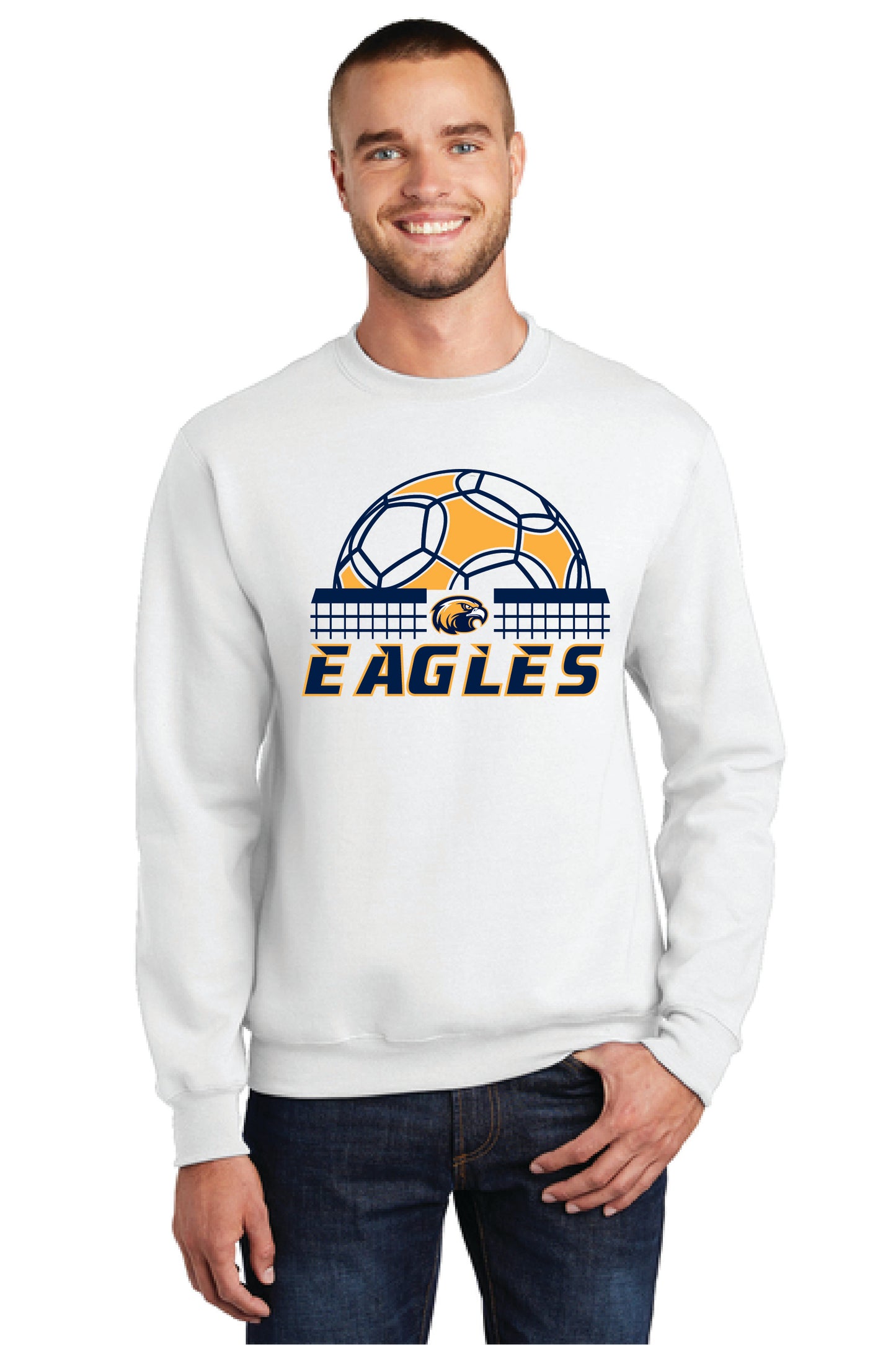 UNITED EAGLES SOCCER Port & Company® Core Fleece Crewneck Sweatshirt 7