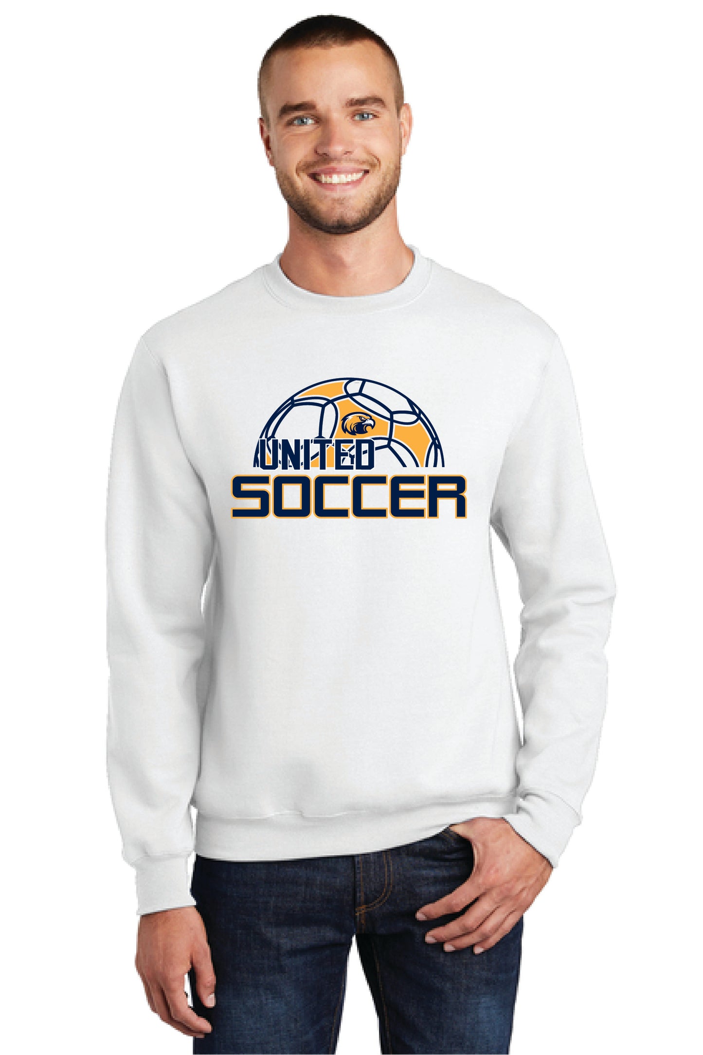 UNITED EAGLES SOCCER Port & Company® Core Fleece Crewneck Sweatshirt 6