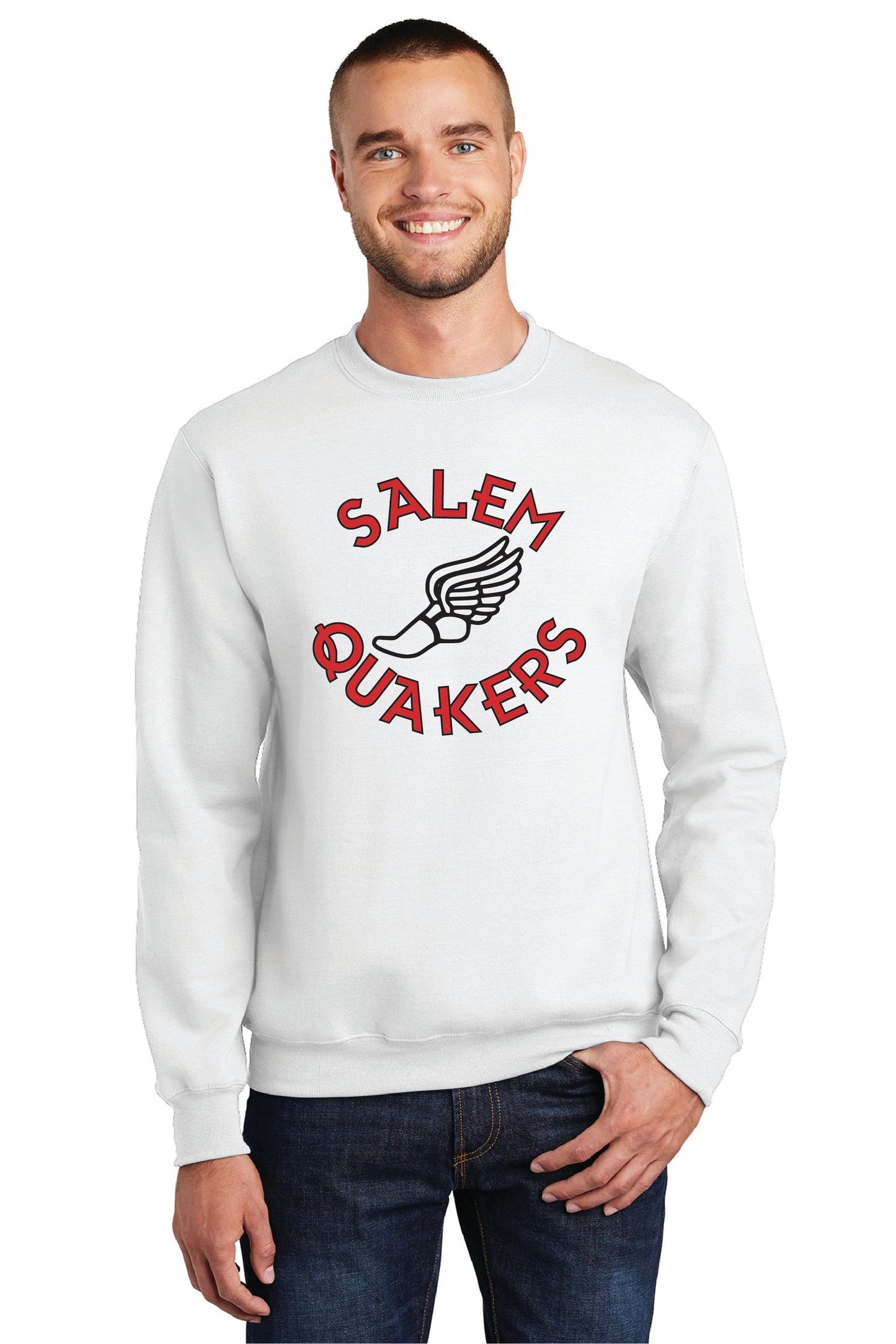 SALEM QUAKERS TRACK AND FIELD PC78 Port & Company® Core Fleece Crewneck Sweatshirt 7