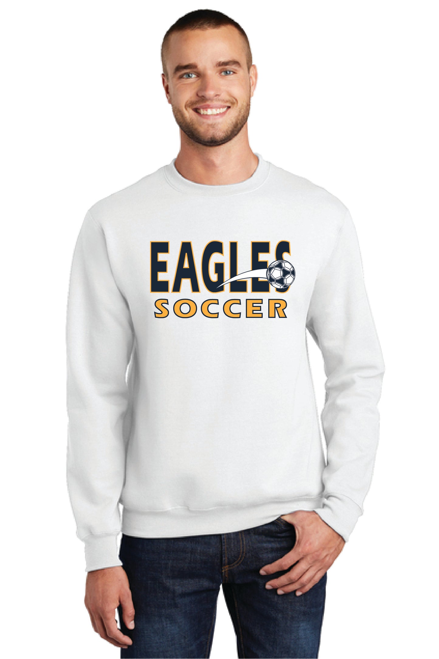 UNITED EAGLES SOCCER Port & Company® Core Fleece Crewneck Sweatshirt 3