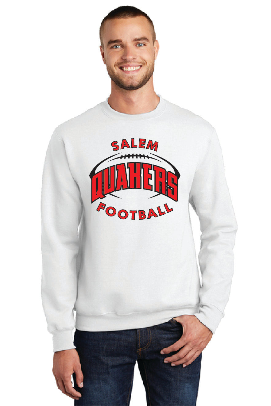 SALEM QUAKERS FOOTBALL PC78 Port & Company® Core Fleece Crewneck Sweatshirt SF-3