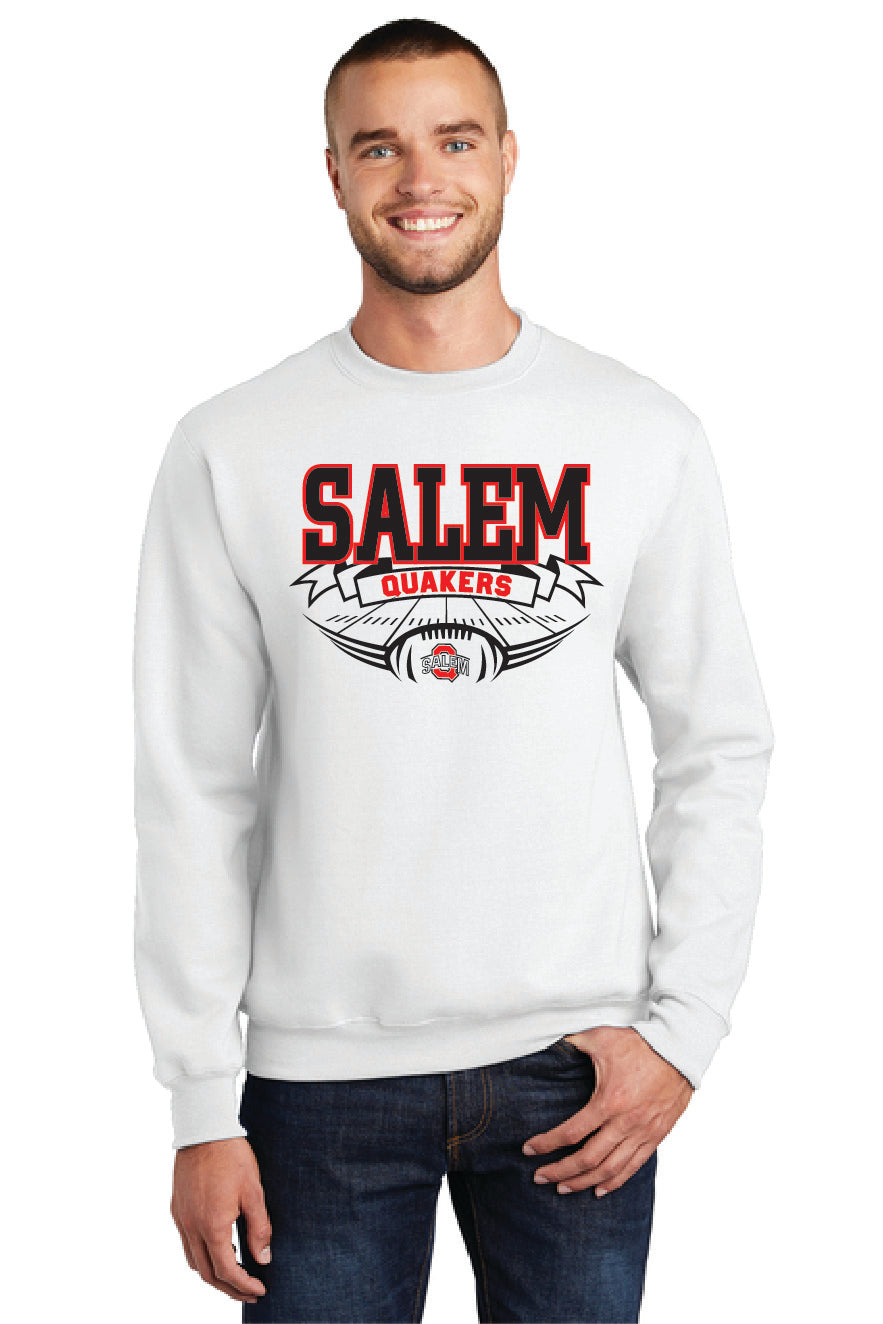 SALEM QUAKERS FOOTBALL PC78 Port & Company® Core Fleece Crewneck Sweatshirt SF-2