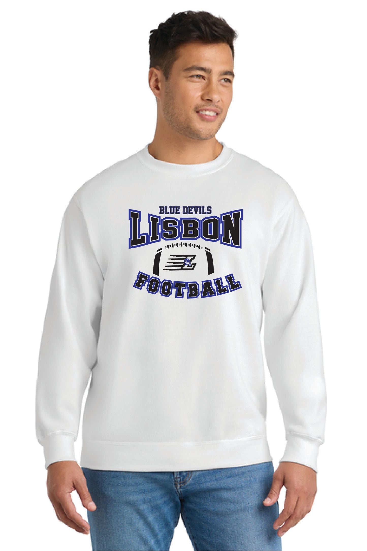 LISBON FOOTBALL PC78 Core Fleece Crewneck Sweatshirt 1