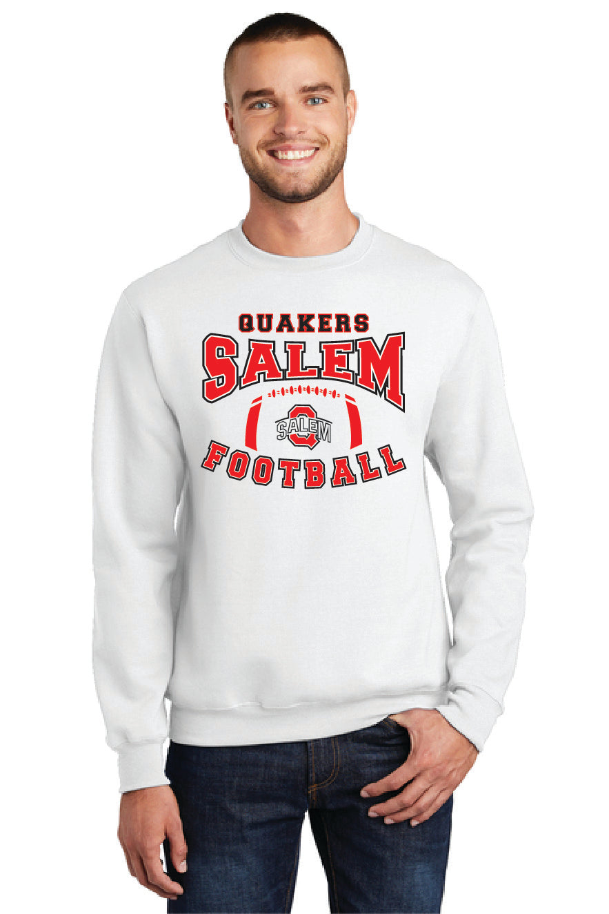 SALEM QUAKERS FOOTBALL PC78 Port & Company® Core Fleece Crewneck Sweatshirt SF-5