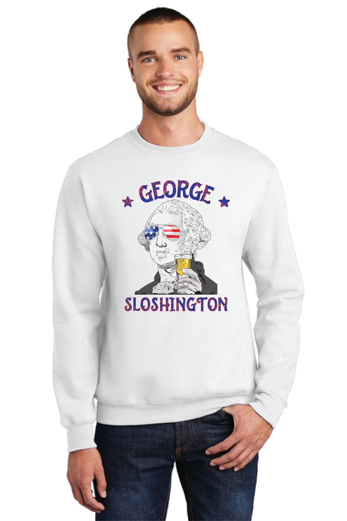 GEORGE SLOSHINGTON Port & Company® Core Fleece Crewneck Sweatshirt 15