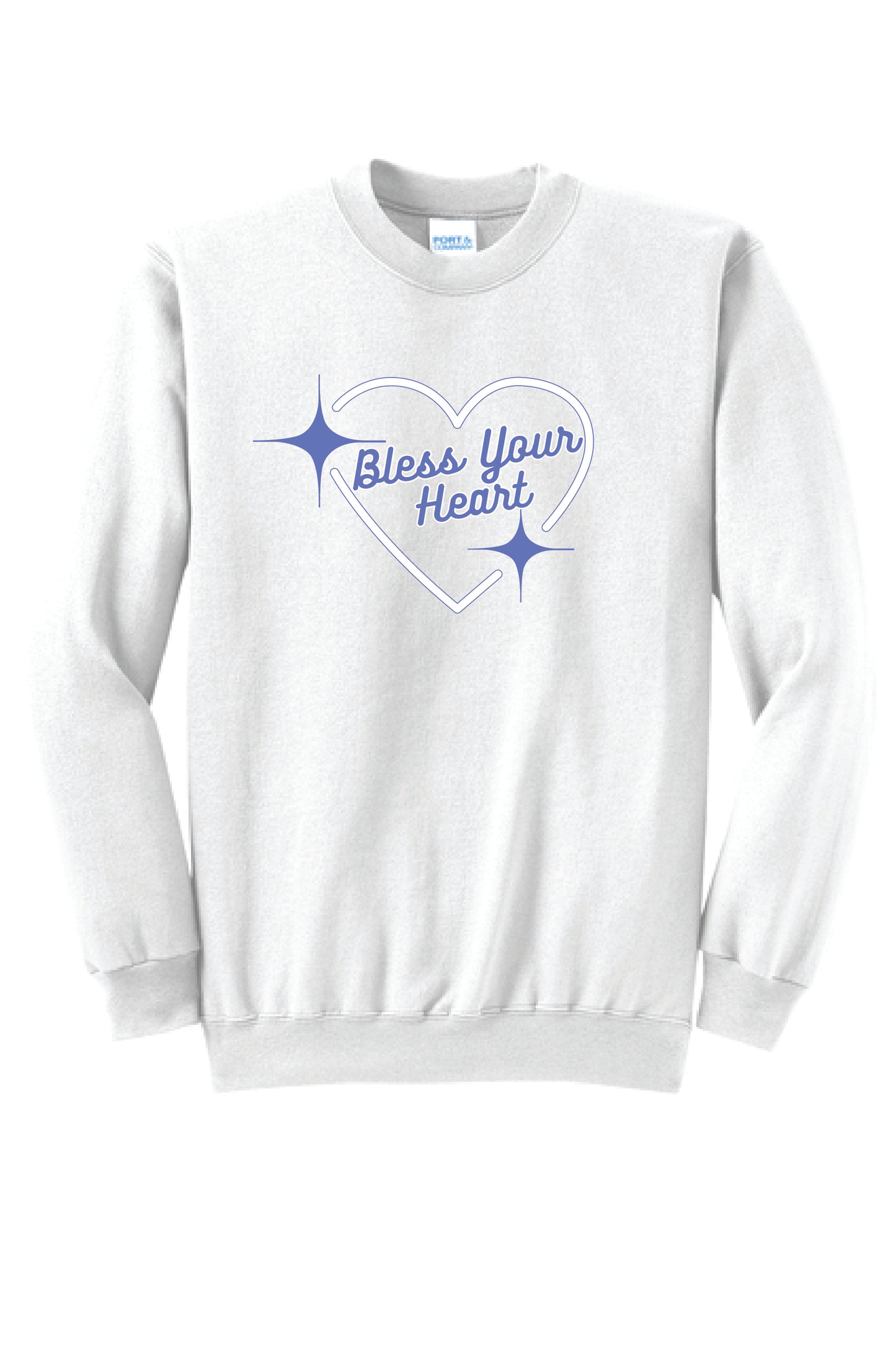 BLESS YOUR HEART PC78 Core Fleece Crewneck Sweatshirt KK-3