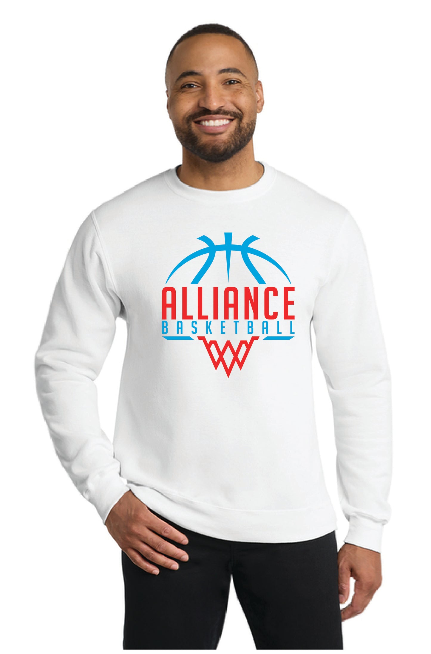 ALLIANCE AVIATORS Basketball PC78 Port & Company® Core Fleece Crewneck Sweatshirt 6