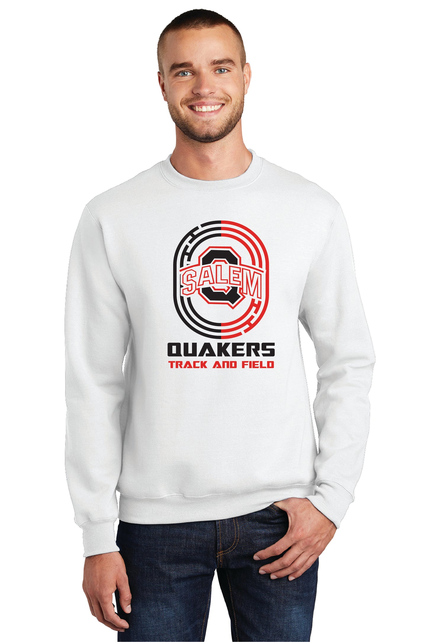 SALEM QUAKERS TRACK AND FIELD PC78 Port & Company® Core Fleece Crewneck Sweatshirt 6