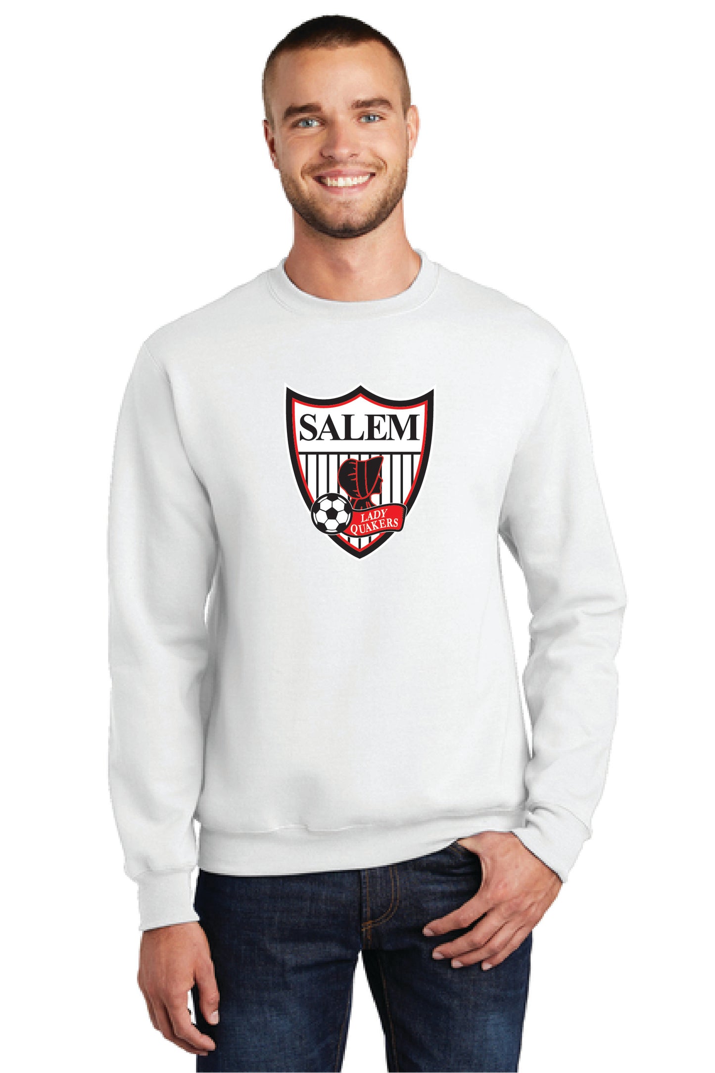 SALEM QUAKERS SOCCER Port & Company® Core Fleece Crewneck Sweatshirt 5
