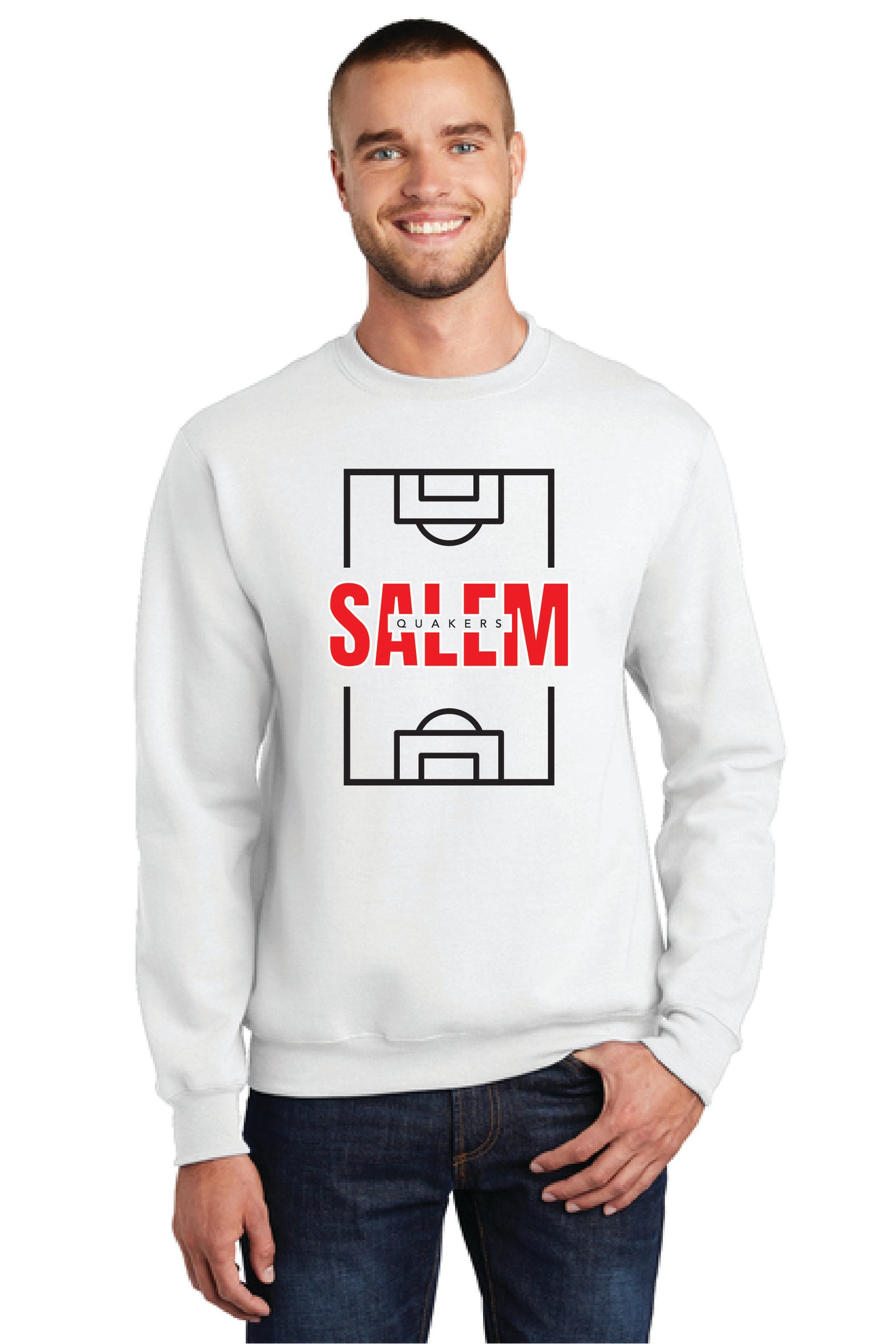 SALEM QUAKERS SOCCER Port & Company® Core Fleece Crewneck Sweatshirt 18