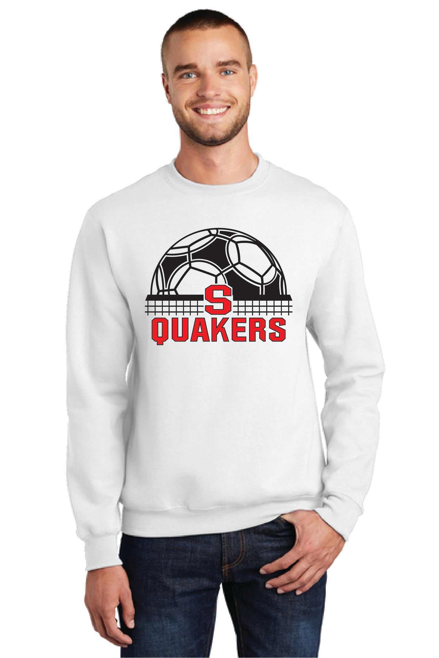 SALEM QUAKERS SOCCER Port & Company® Core Fleece Crewneck Sweatshirt 7