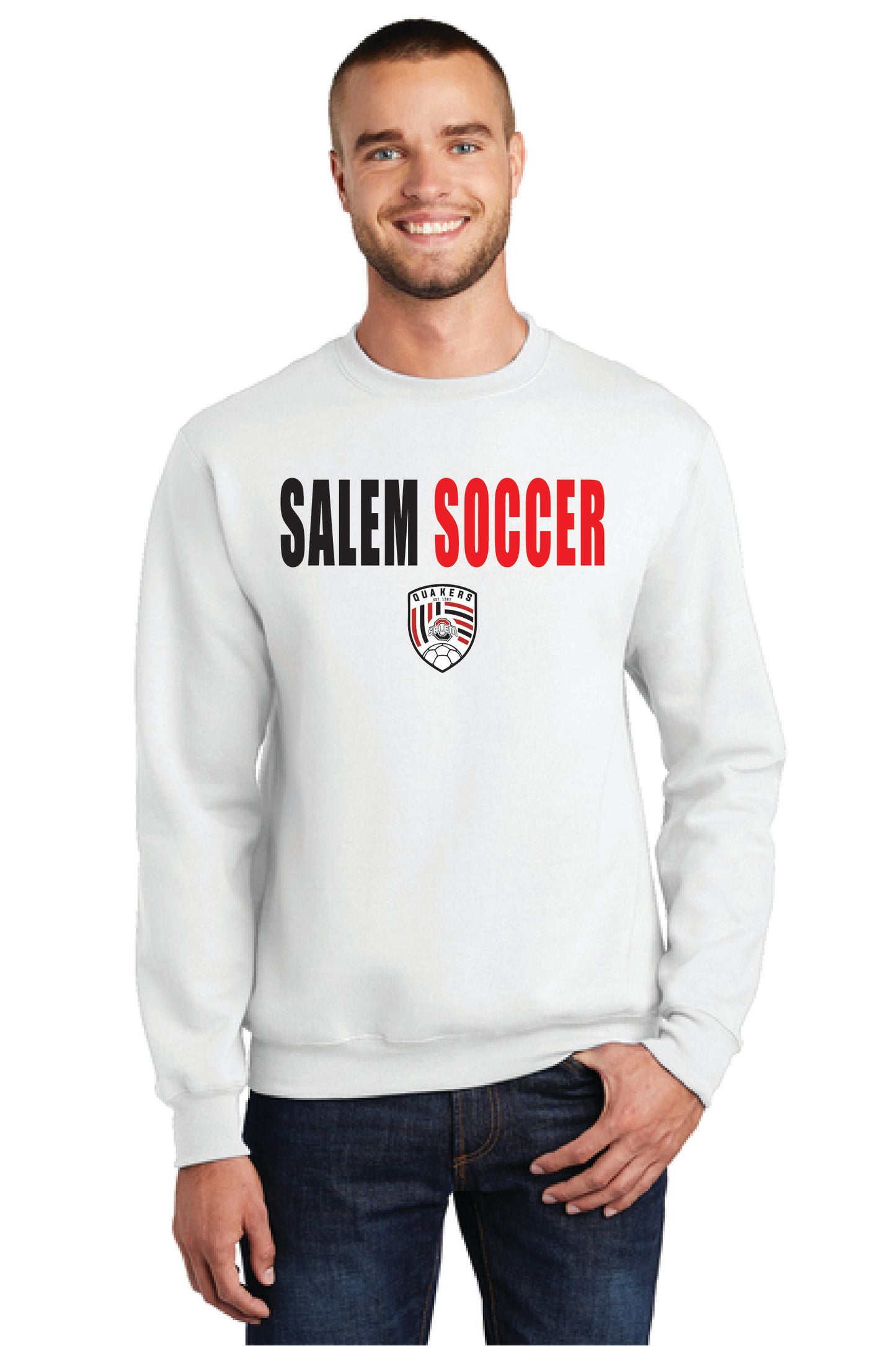 SALEM QUAKERS SOCCER Port & Company® Core Fleece Crewneck Sweatshirt 10