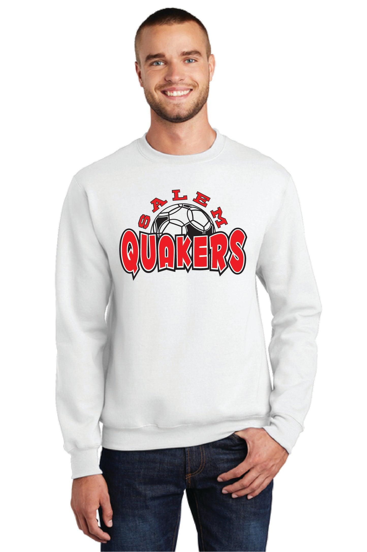 SALEM QUAKERS SOCCER Port & Company® Core Fleece Crewneck Sweatshirt 14
