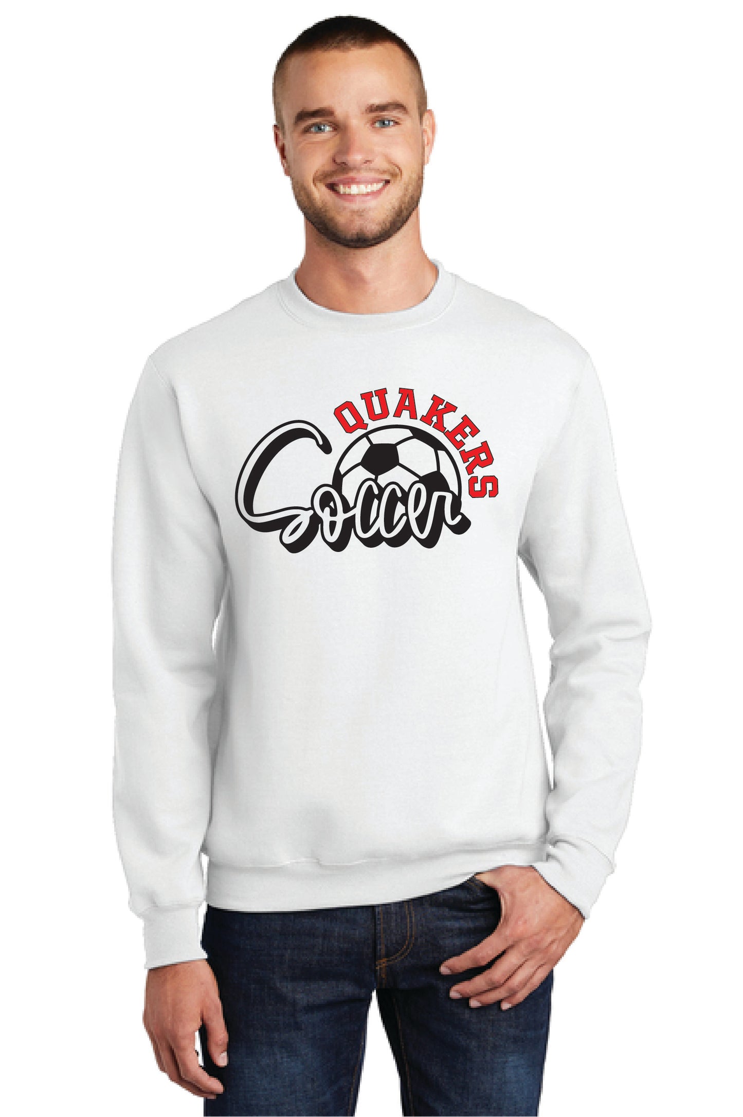 SALEM QUAKERS SOCCER Port & Company® Core Fleece Crewneck Sweatshirt 13