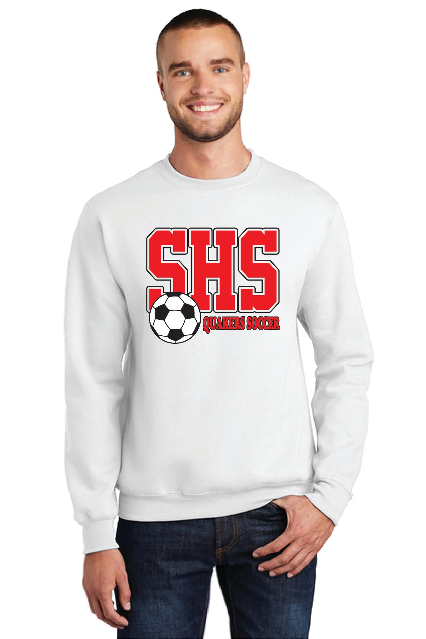 SALEM QUAKERS SOCCER Port & Company® Core Fleece Crewneck Sweatshirt 12