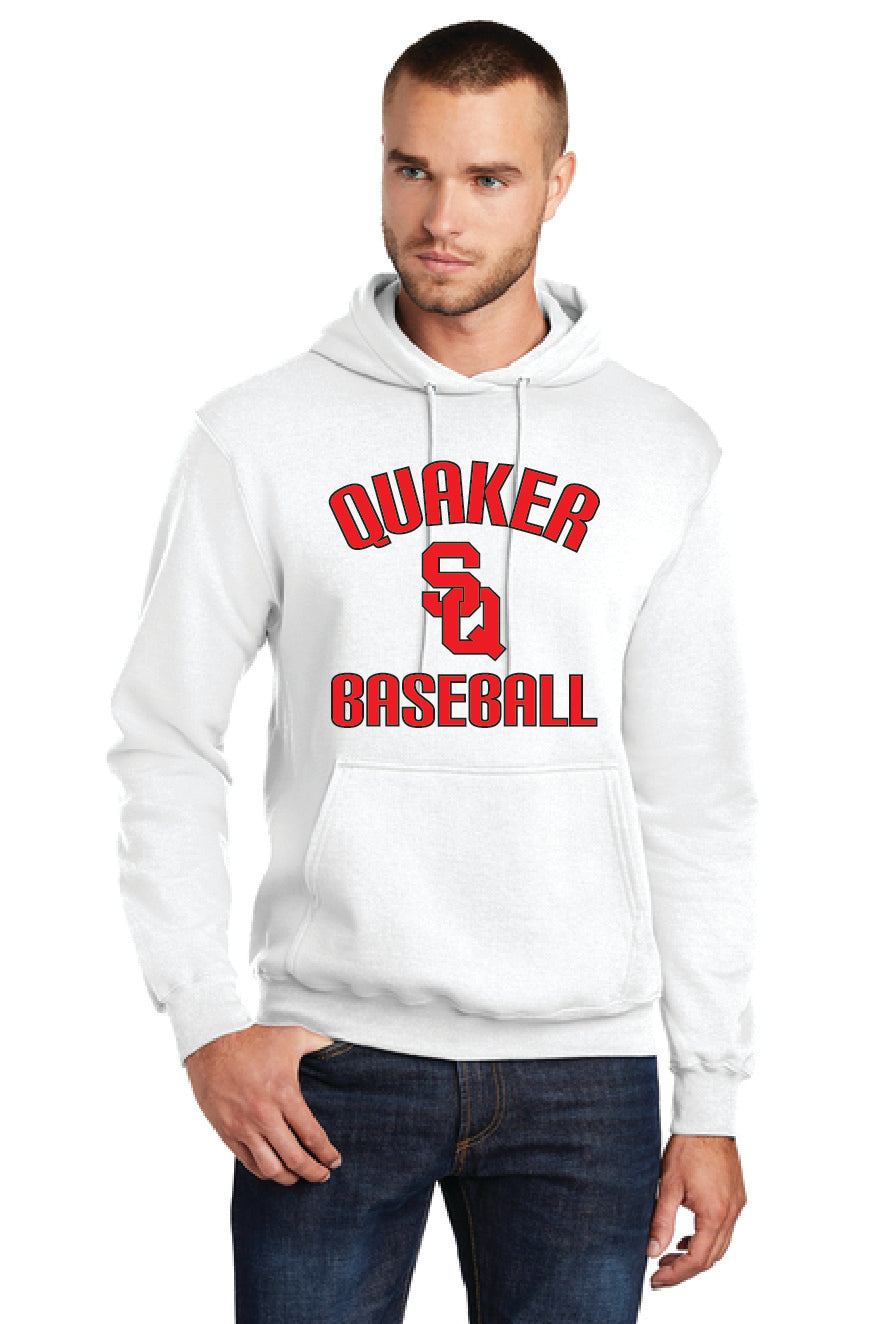 QUAKER BASEBALL PC78H Port & Company® Core Fleece Pullover Hooded Sweatshirt 6