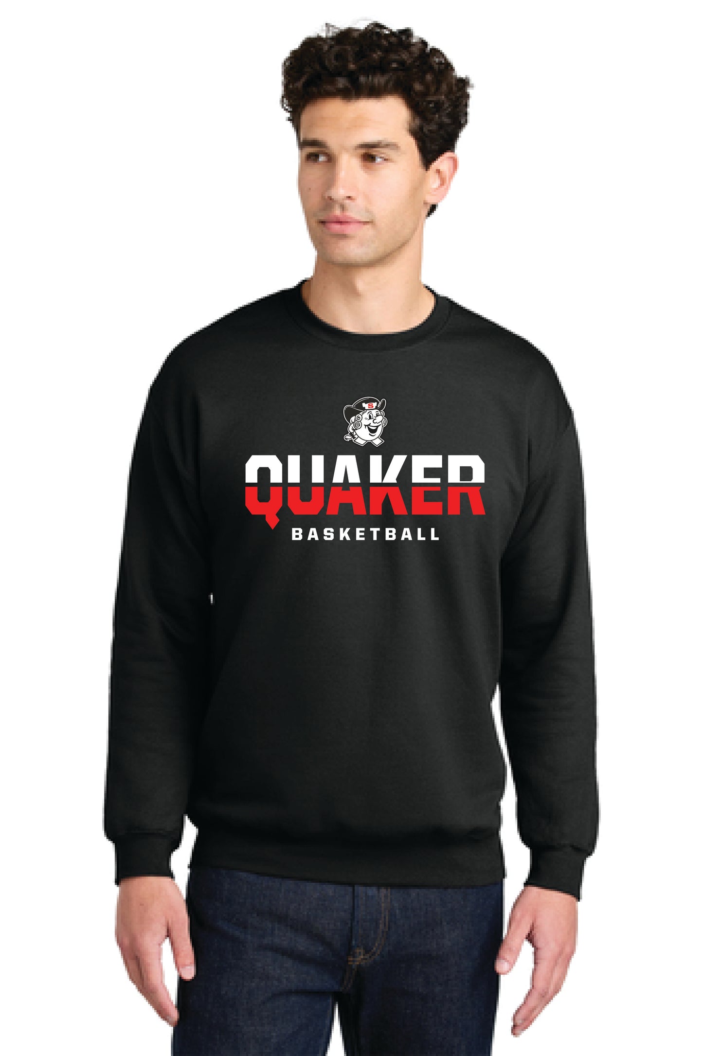 QUAKER BASKETBALL VARSITY 2024 SF000 Gildan® Softstyle® Crewneck Sweatshirt 11