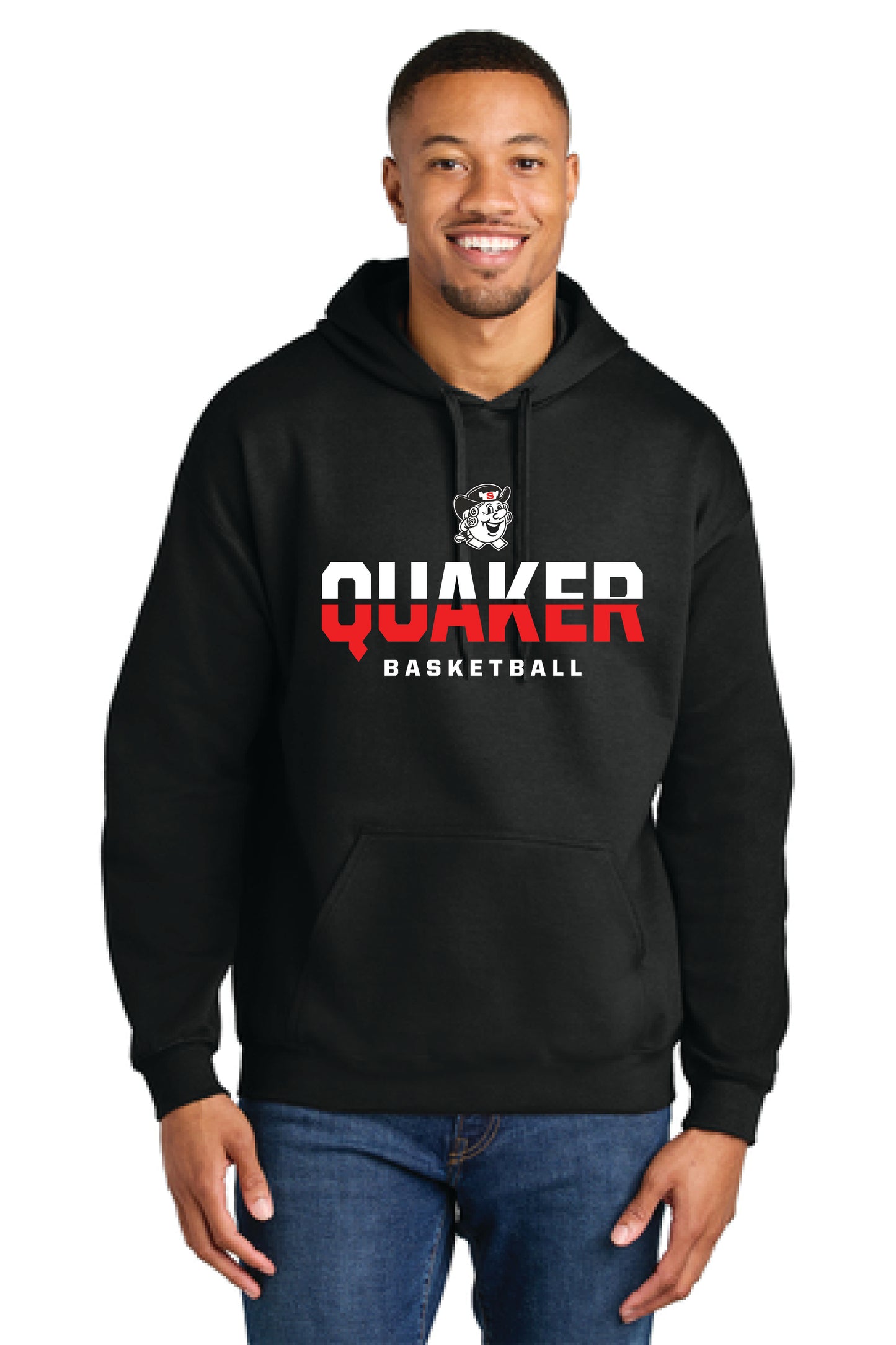 QUAKER BASKETBALL VARSITY 2024 SF500 Gildan® Softstyle® Pullover Hooded Sweatshirt 11