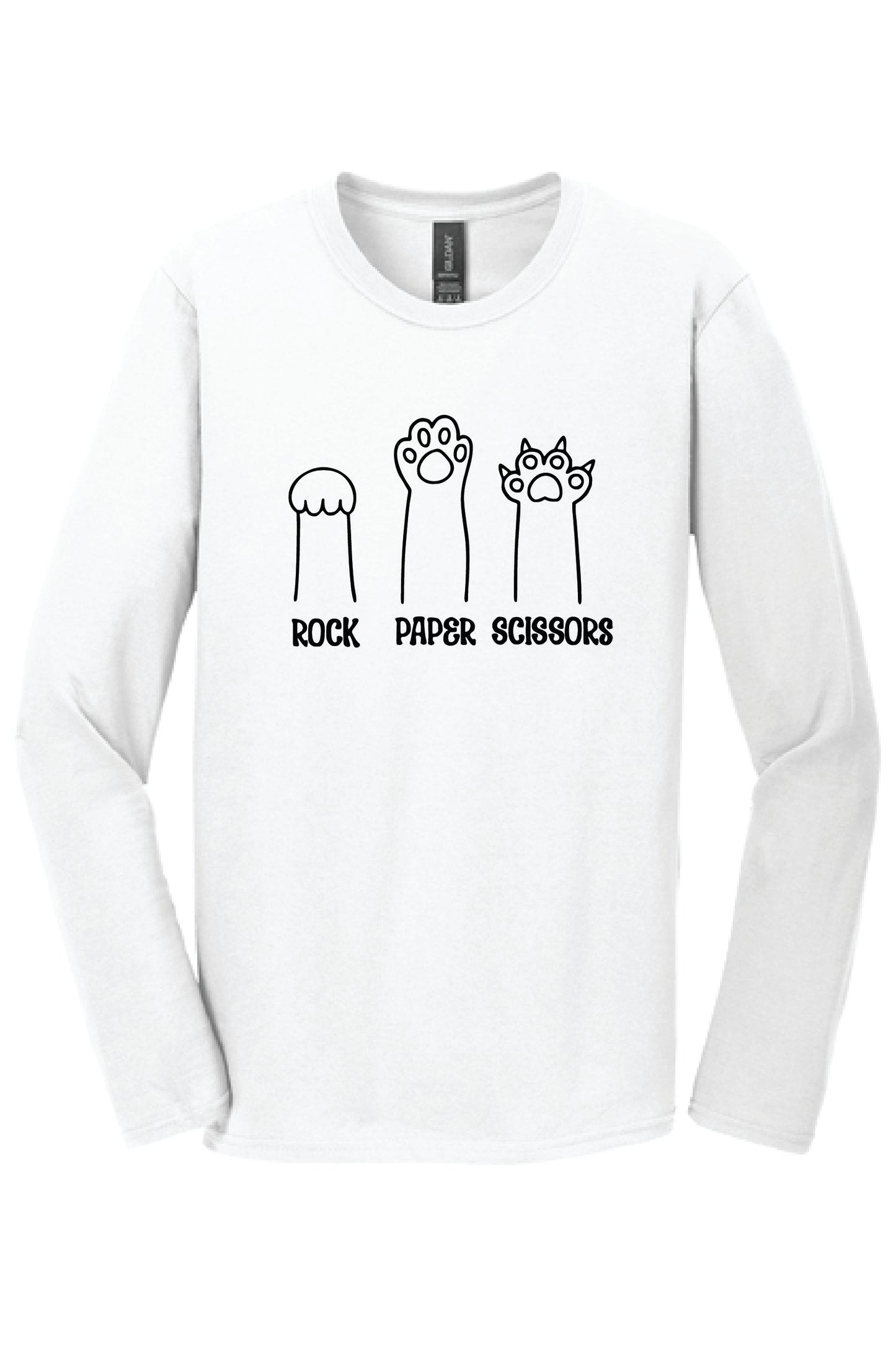 ROCK PAPER SCISSORS 64400 Gildan Softstyle® Long Sleeve T-Shirt 6