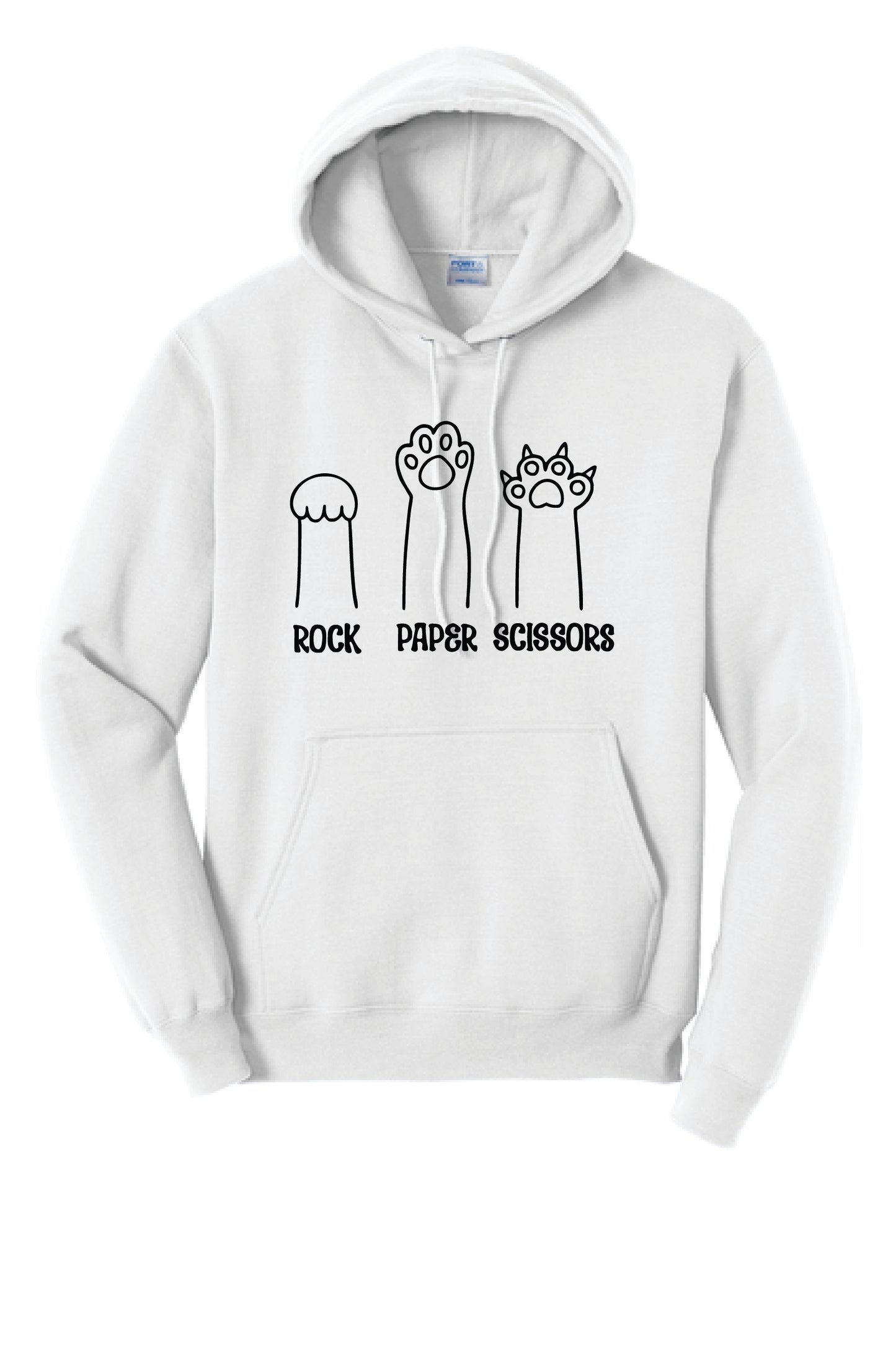 PAPER ROCK SCISSORS PC78H Port & Company® Core Fleece Pullover Hooded Sweatshirt 6