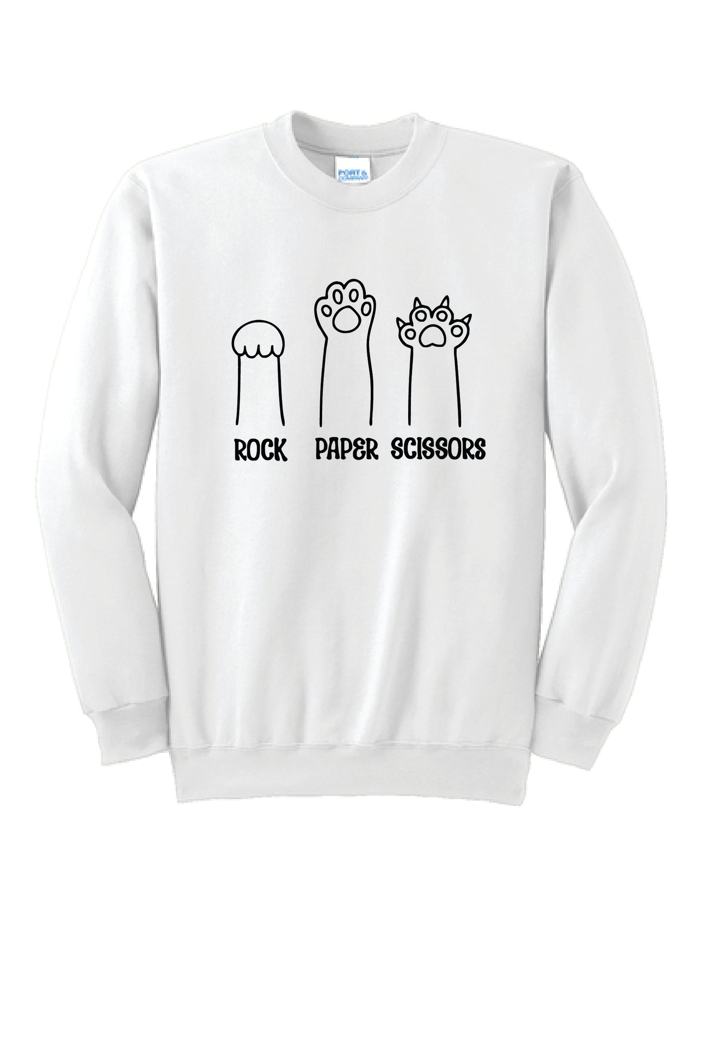 ROCK PAPER SCISSORS PC78 Port & Company® Essential Fleece Crewneck Sweatshirt 6