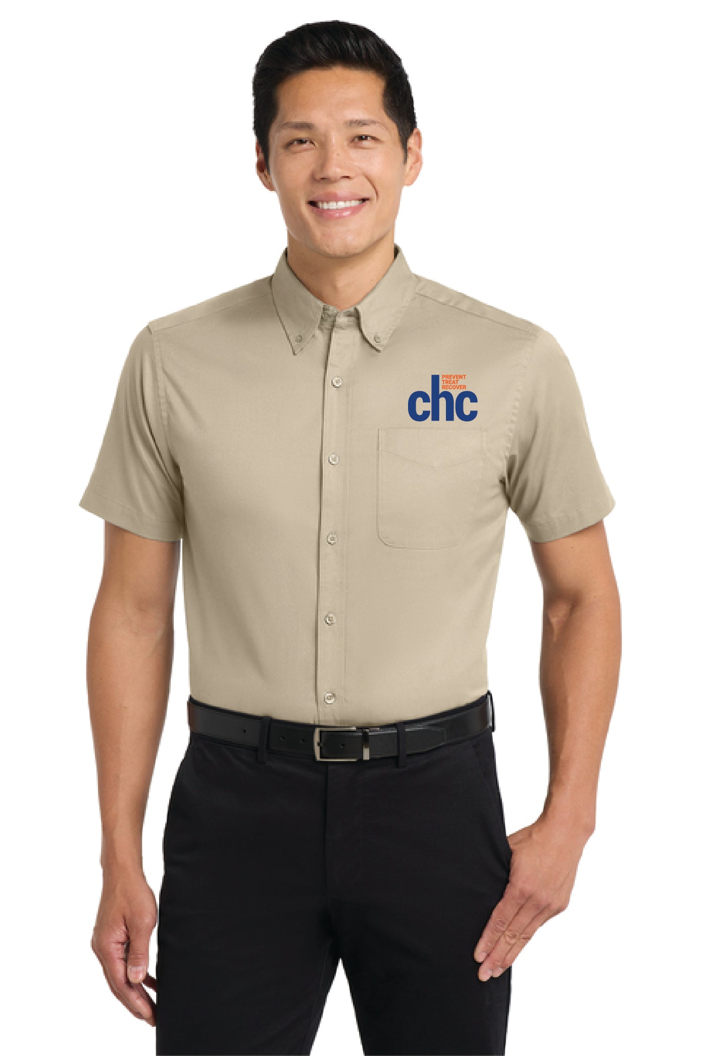 S508 Port Authority® Short Sleeve Easy Care Shirt EMB CHC-32