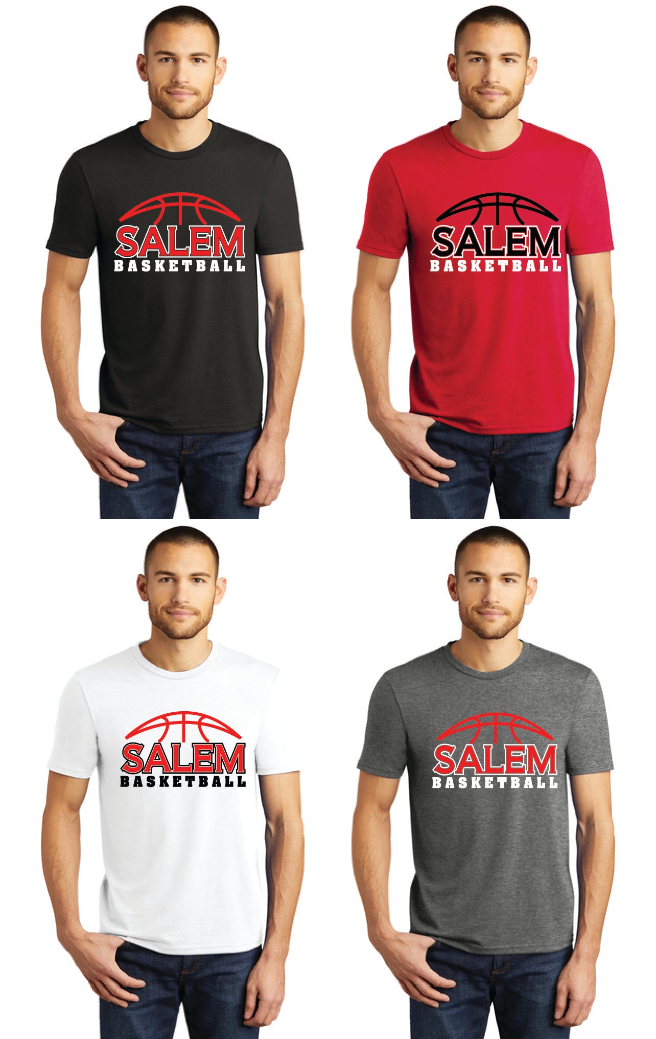 Salem Quakers Basketball DM130 District ® Perfect Tri ® Tee 2