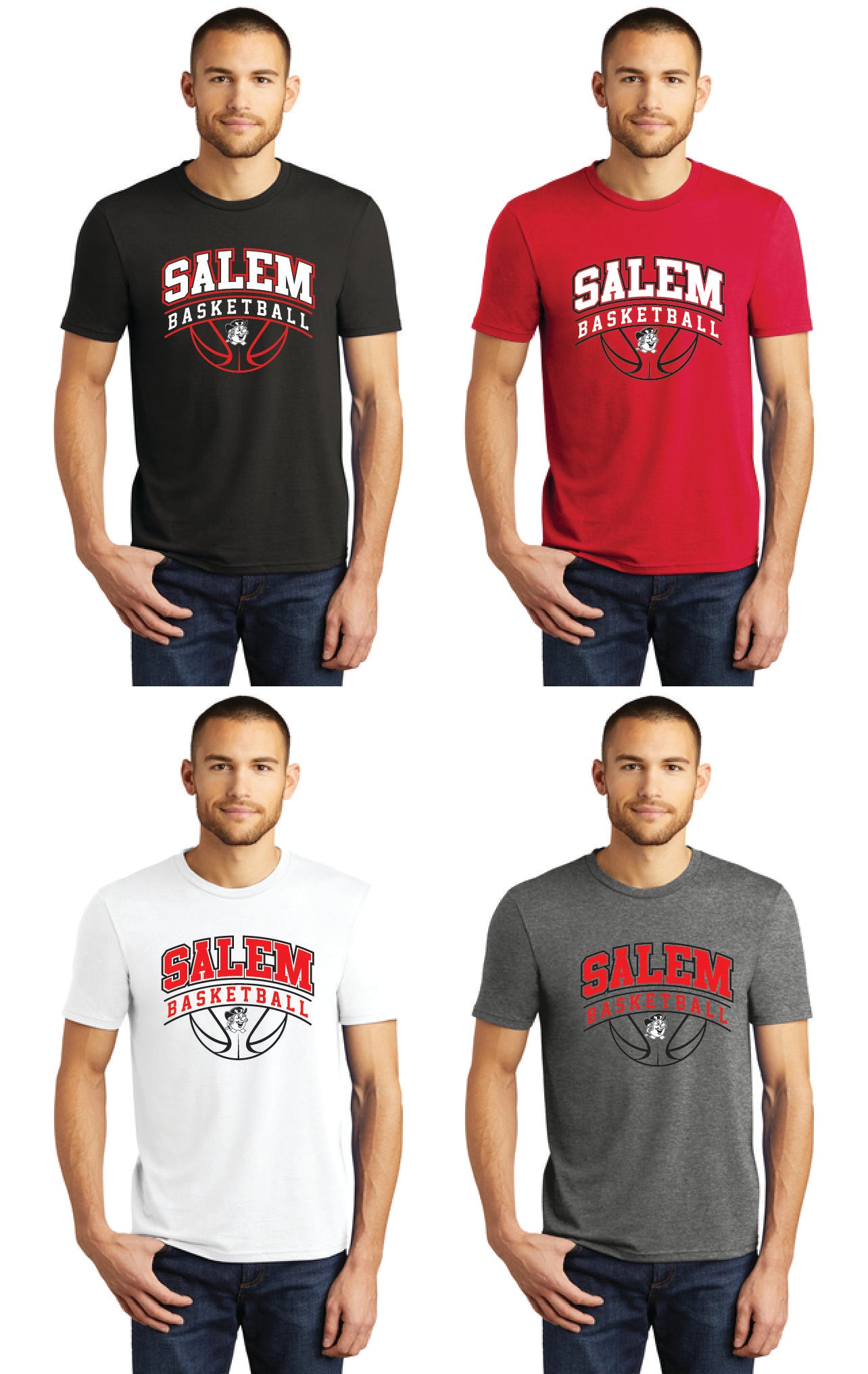 Salem Quakers Basketball DM130 District ® Perfect Tri ® Tee 3