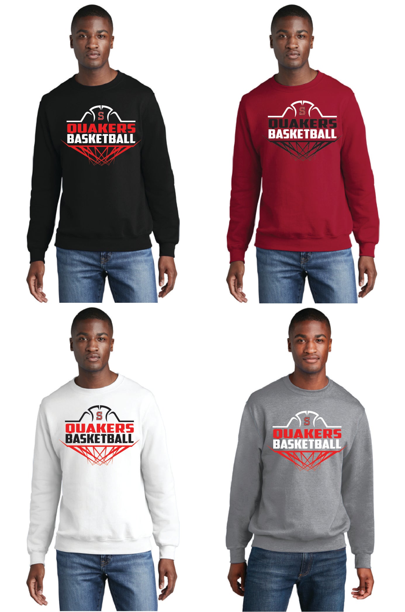 SALEM QUAKERS BASKETBALL PC78 Port & Company® Core Fleece Crewneck Sweatshirt 5
