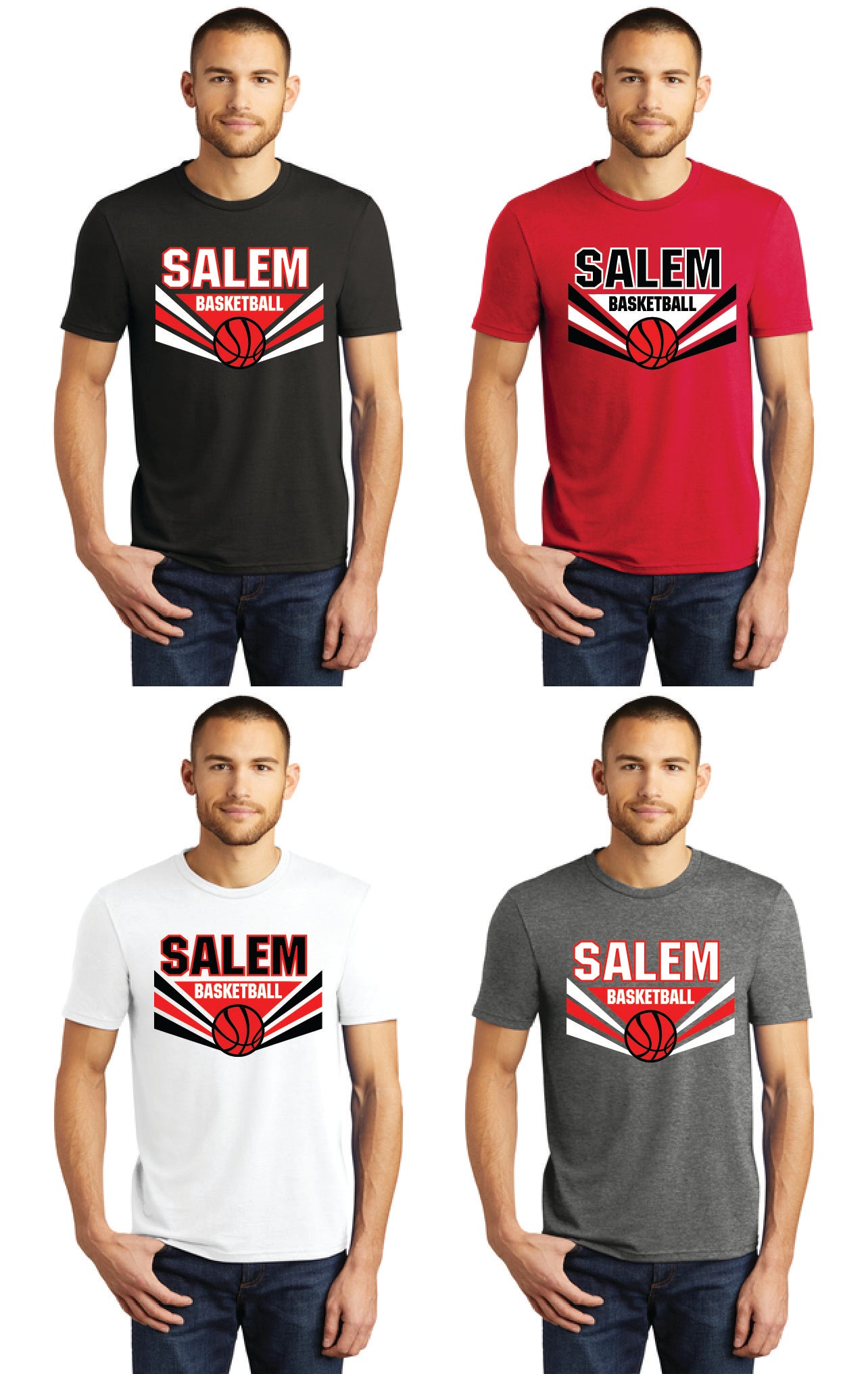 Salem Quakers Basketball DM130 District ® Perfect Tri ® Tee 6