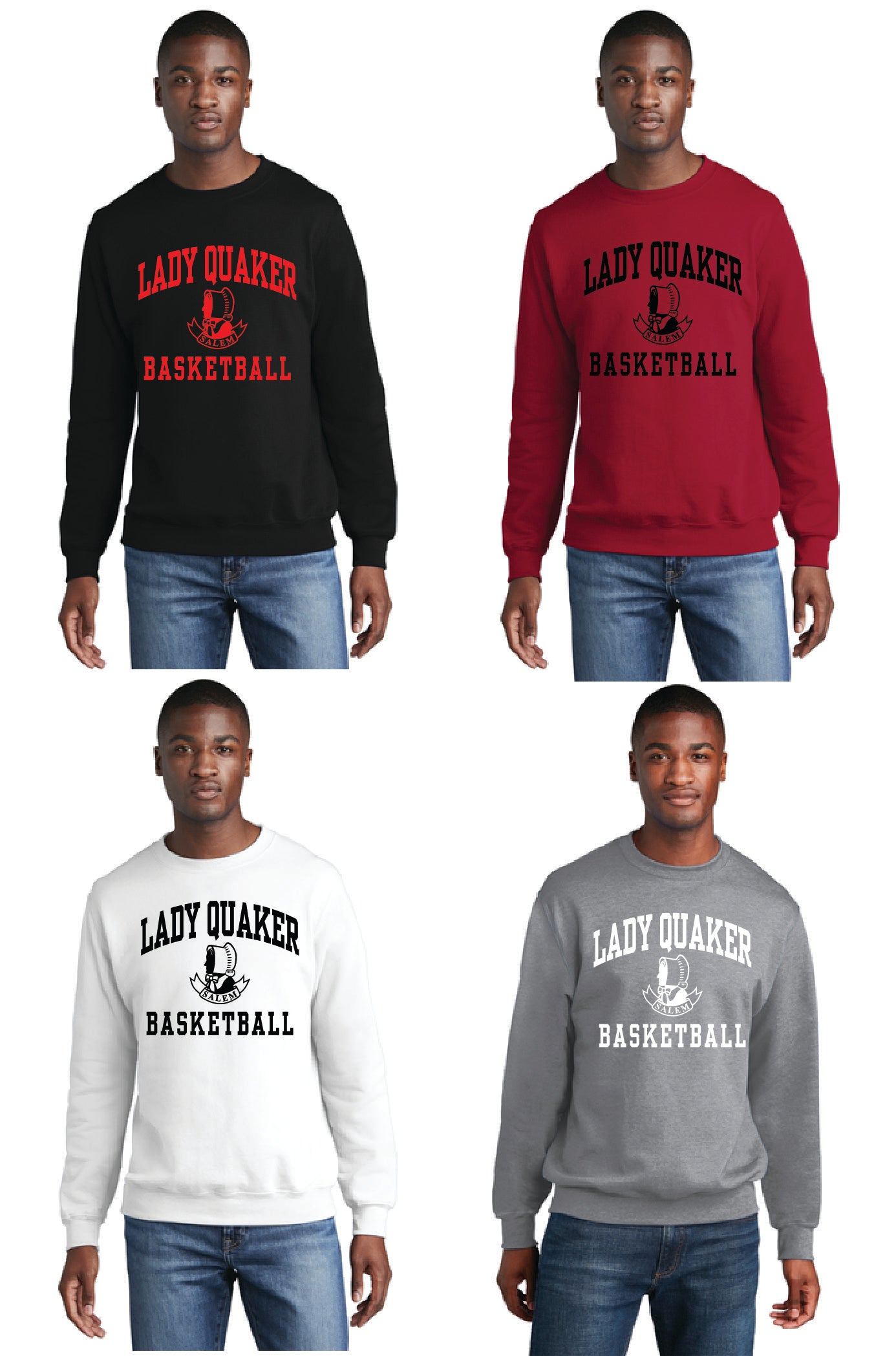 SALEM QUAKERS BASKETBALL PC78 Port & Company® Core Fleece Crewneck Sweatshirt 7