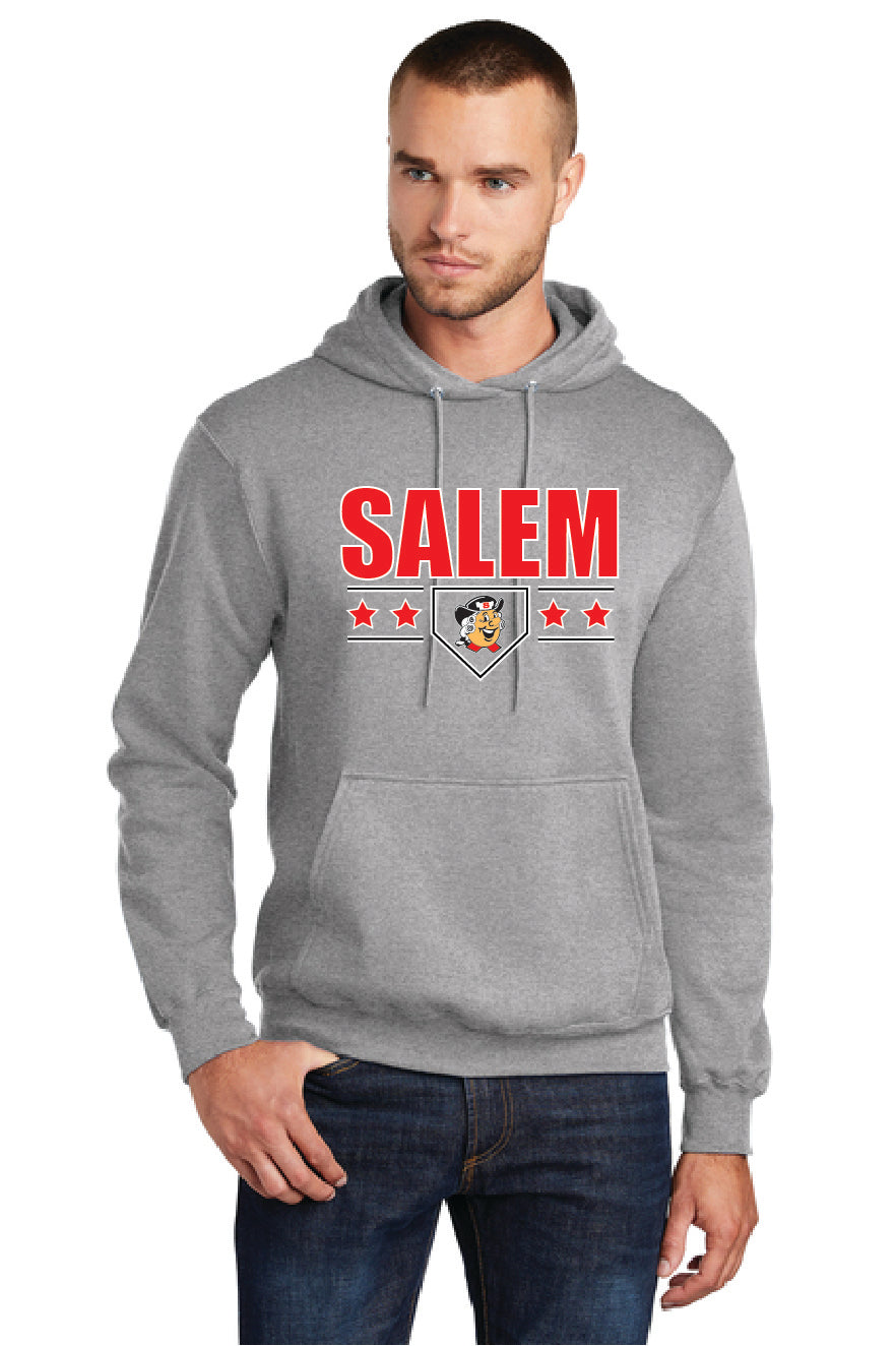 SALEM QUAKERS BASEBALL PC78H Port & Company® Core Fleece Pullover Hooded Sweatshirt 4
