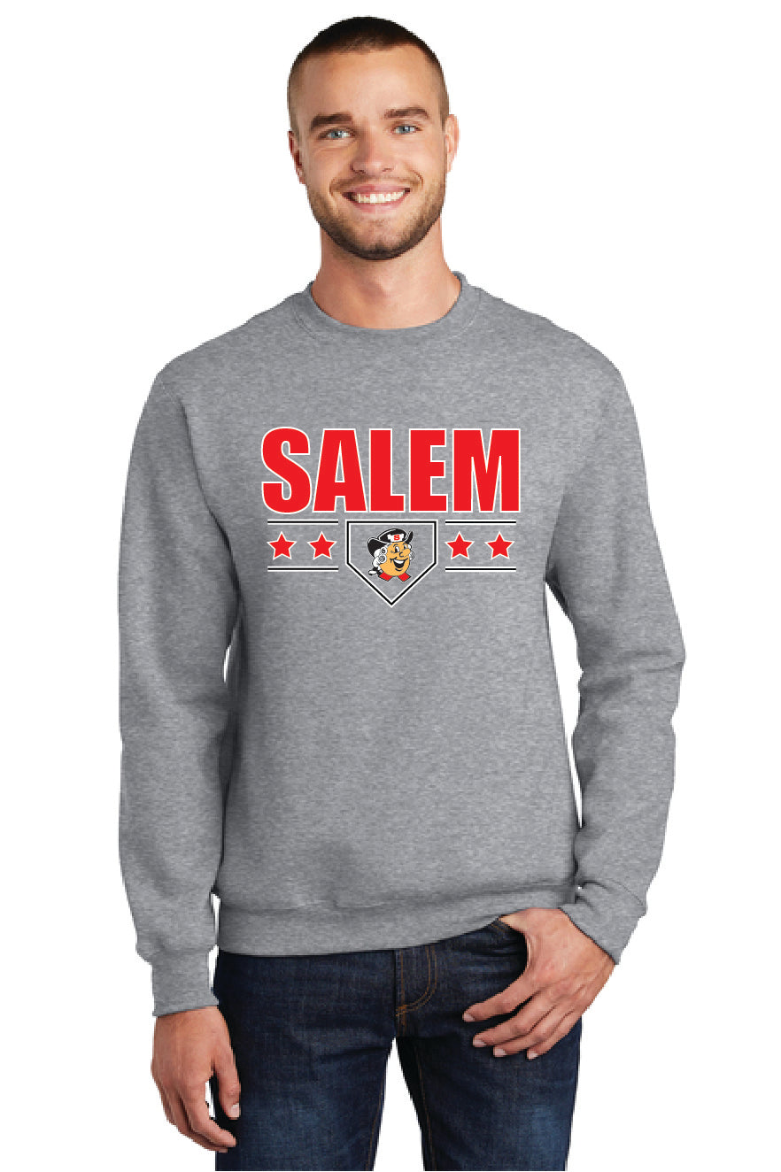 SALEM QUAKERS BASEBALL PC78 Port & Company® Core Fleece Crewneck Sweatshirt 4